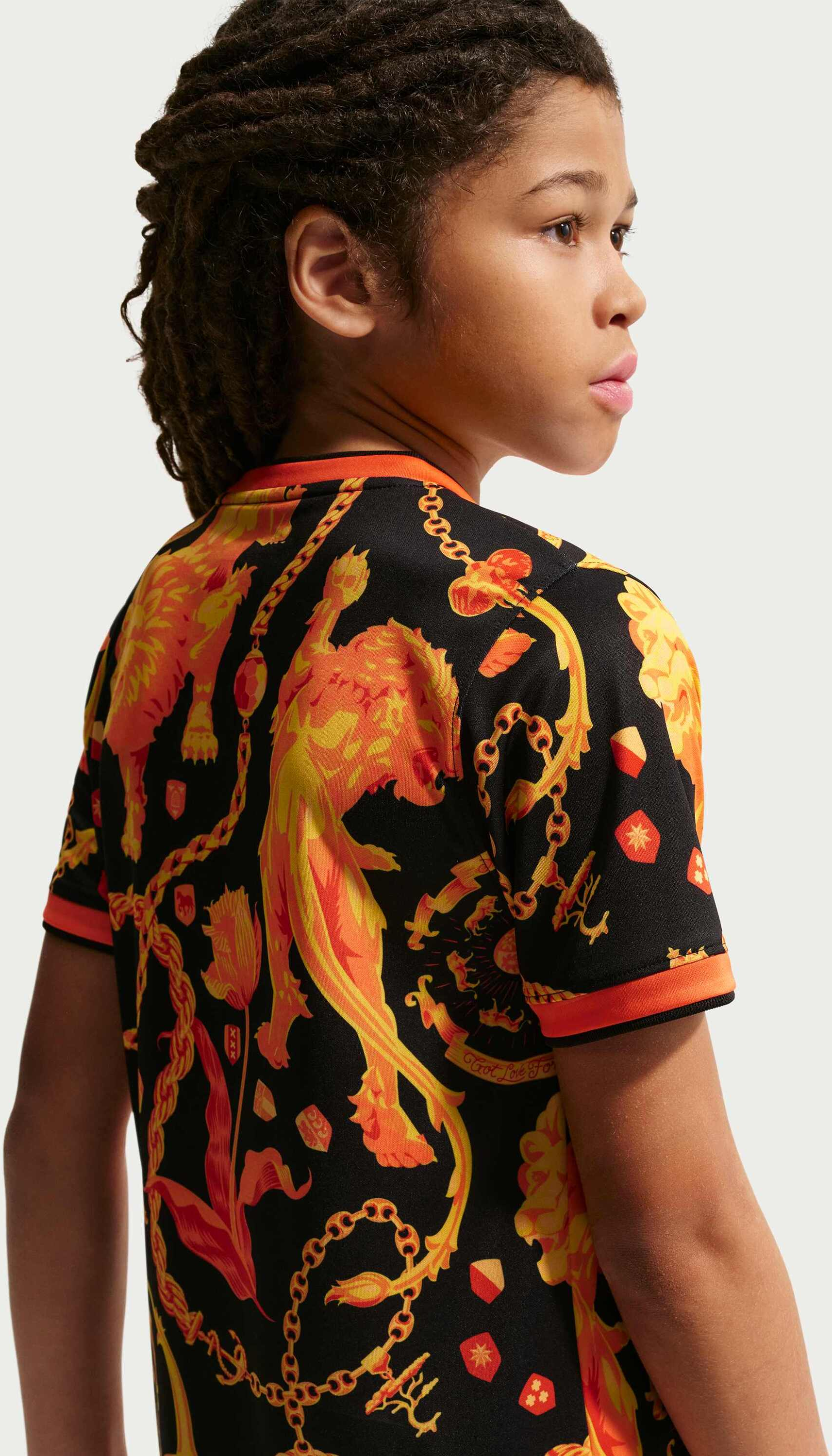 NIKE, Older Kids' Short-sleeve Football Top Netherlands X Patta