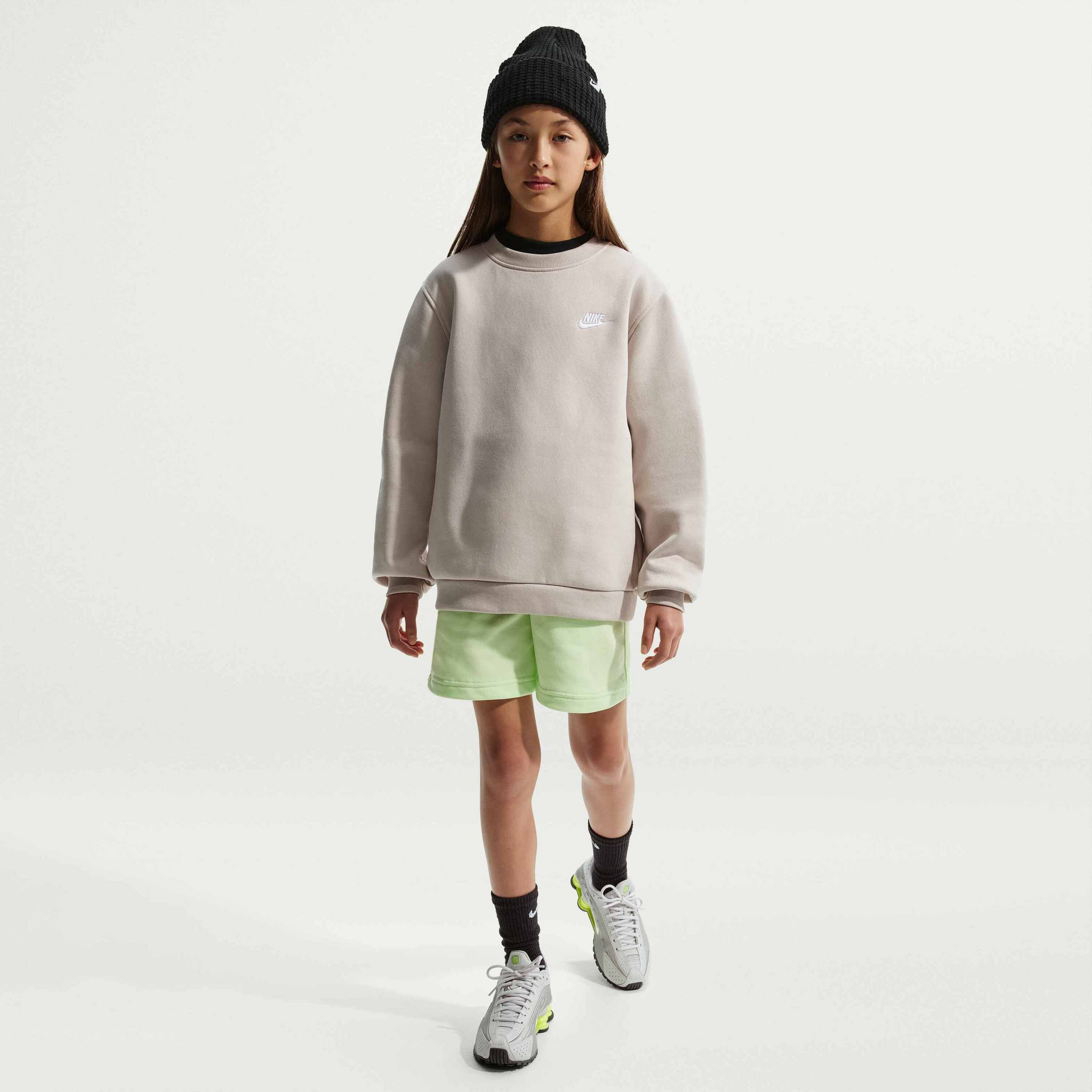 NIKE, Older Kids' Sweatshirt Sportswear Club Fleece