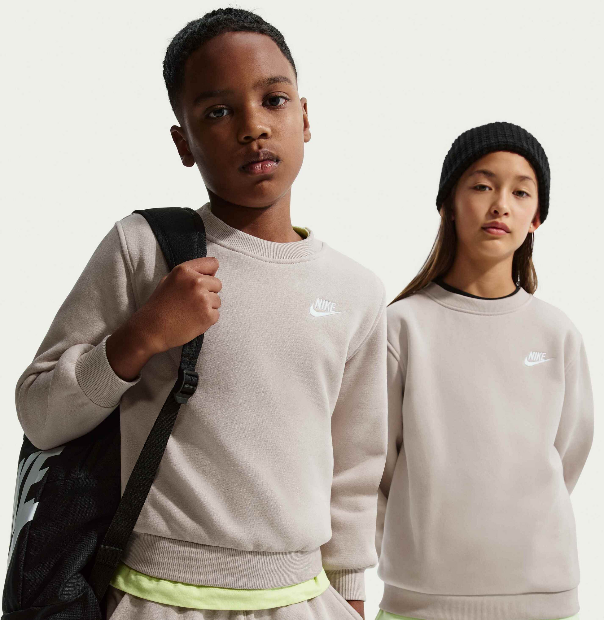 NIKE, Older Kids' Sweatshirt Sportswear Club Fleece