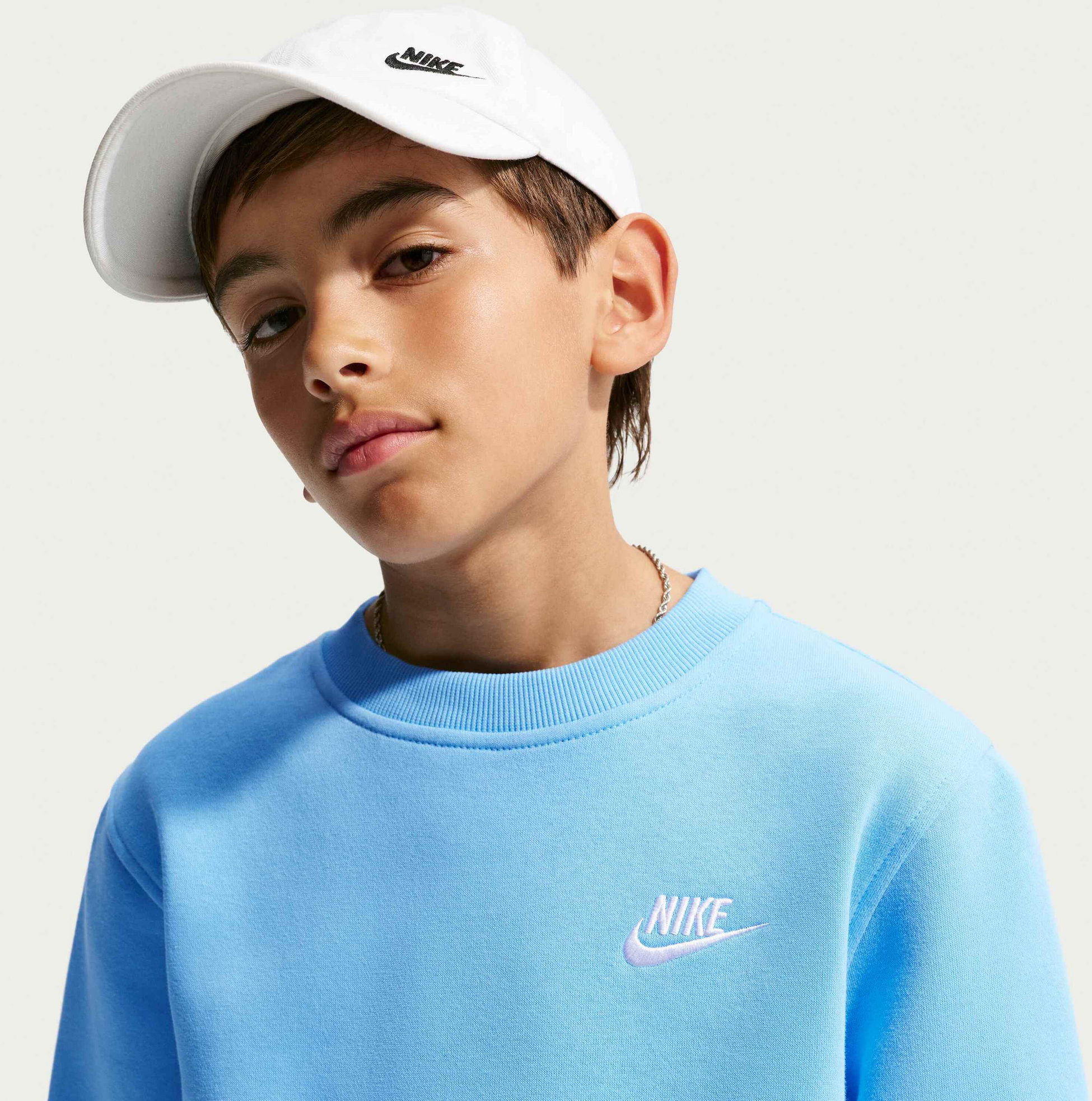 NIKE, Older Kids' Sweatshirt Sportswear Club Fleece