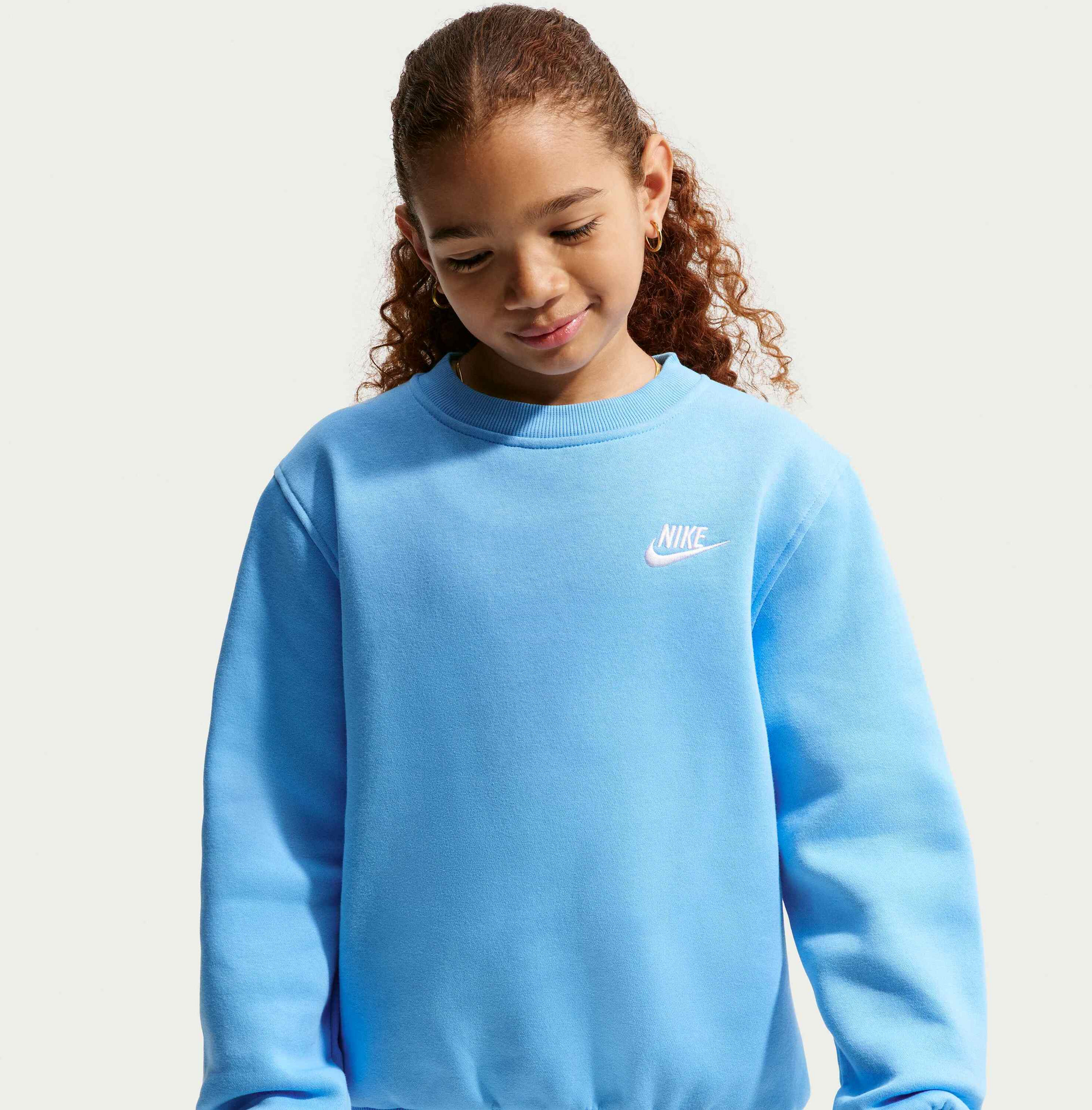 NIKE, Older Kids' Sweatshirt Sportswear Club Fleece
