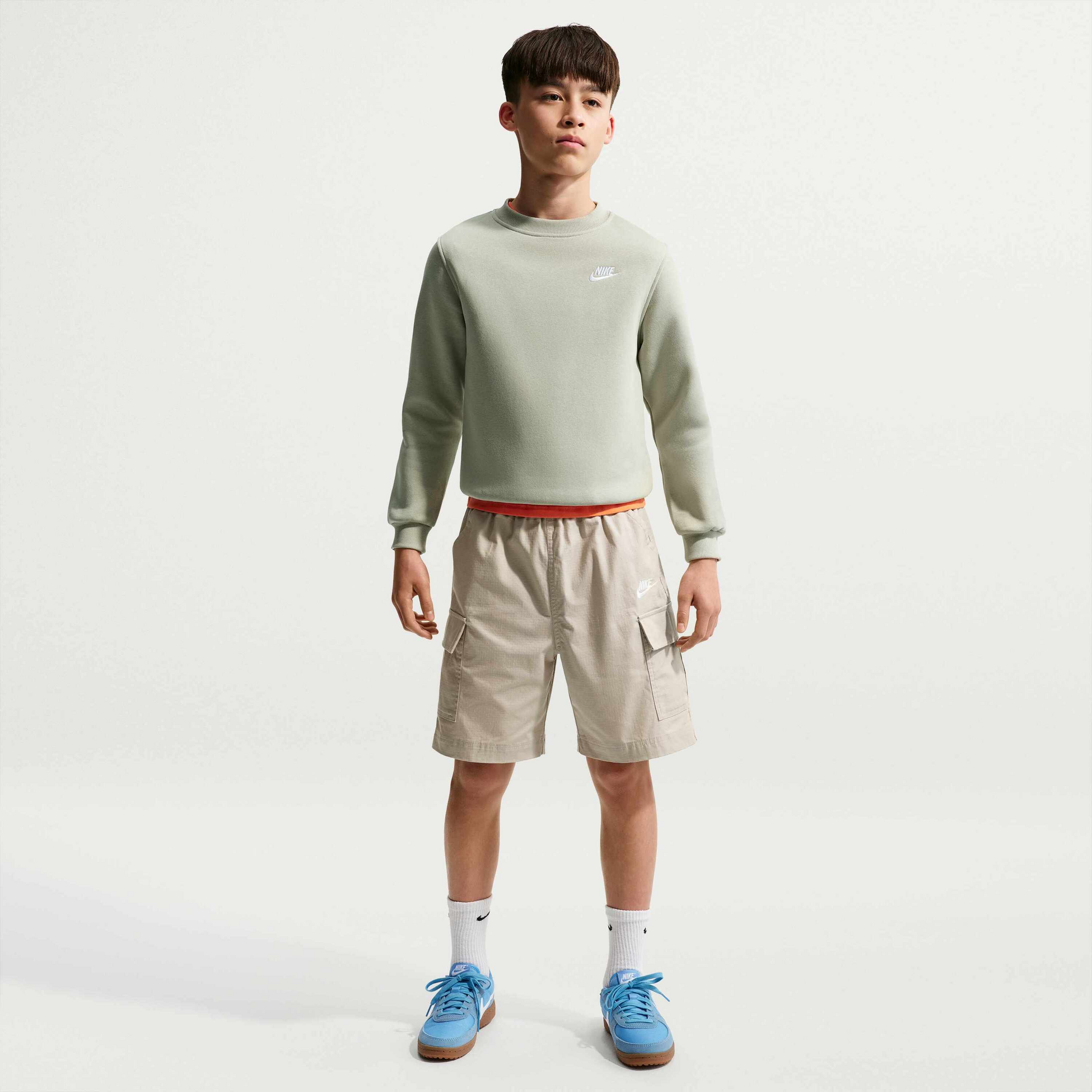 NIKE, Older Kids' Sweatshirt Sportswear Club Fleece