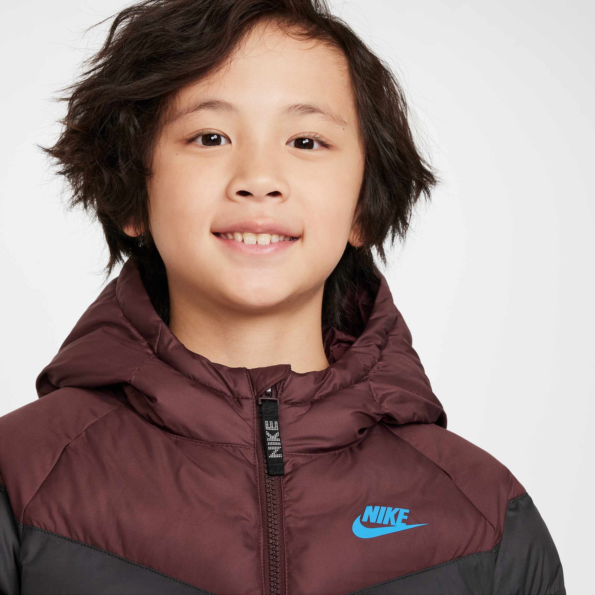 NIKE, Older Kids' Synthetic Fill Hooded Jacket Sportswear