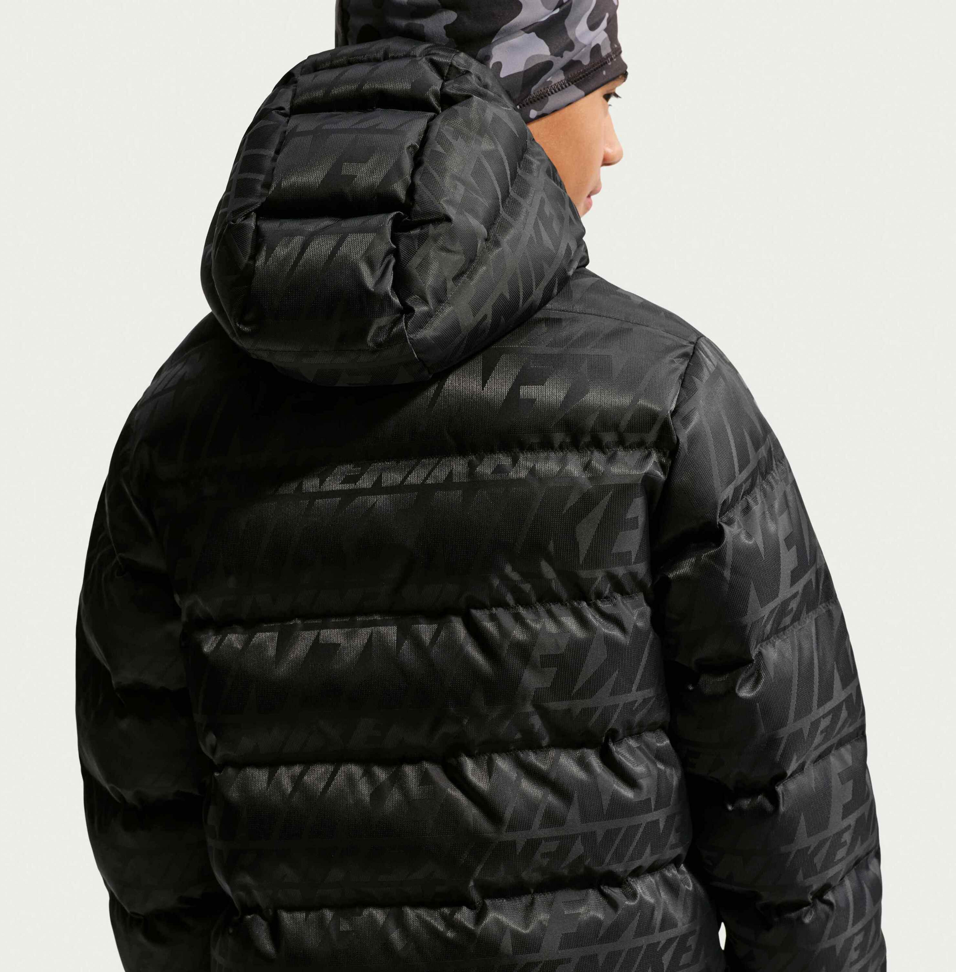 NIKE, Older Kids' Therma-fit Loose Hooded Puffer Jacket Sportswear 'all Day Play'