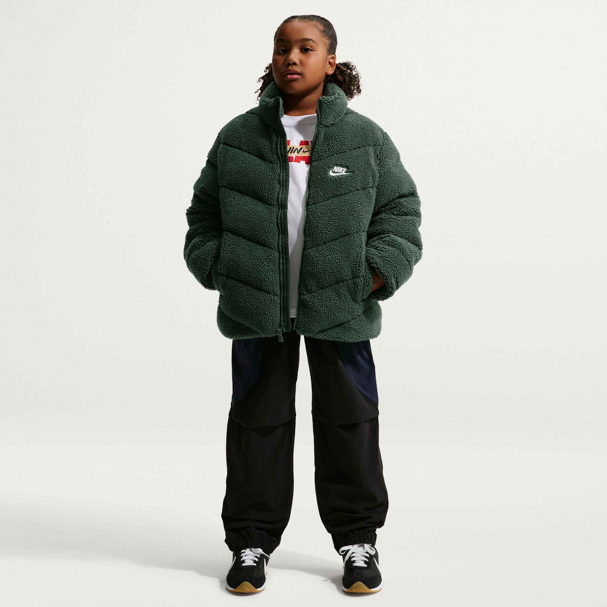 NIKE, Older Kids' Therma-fit Loose Puffer Jacket Sportswear