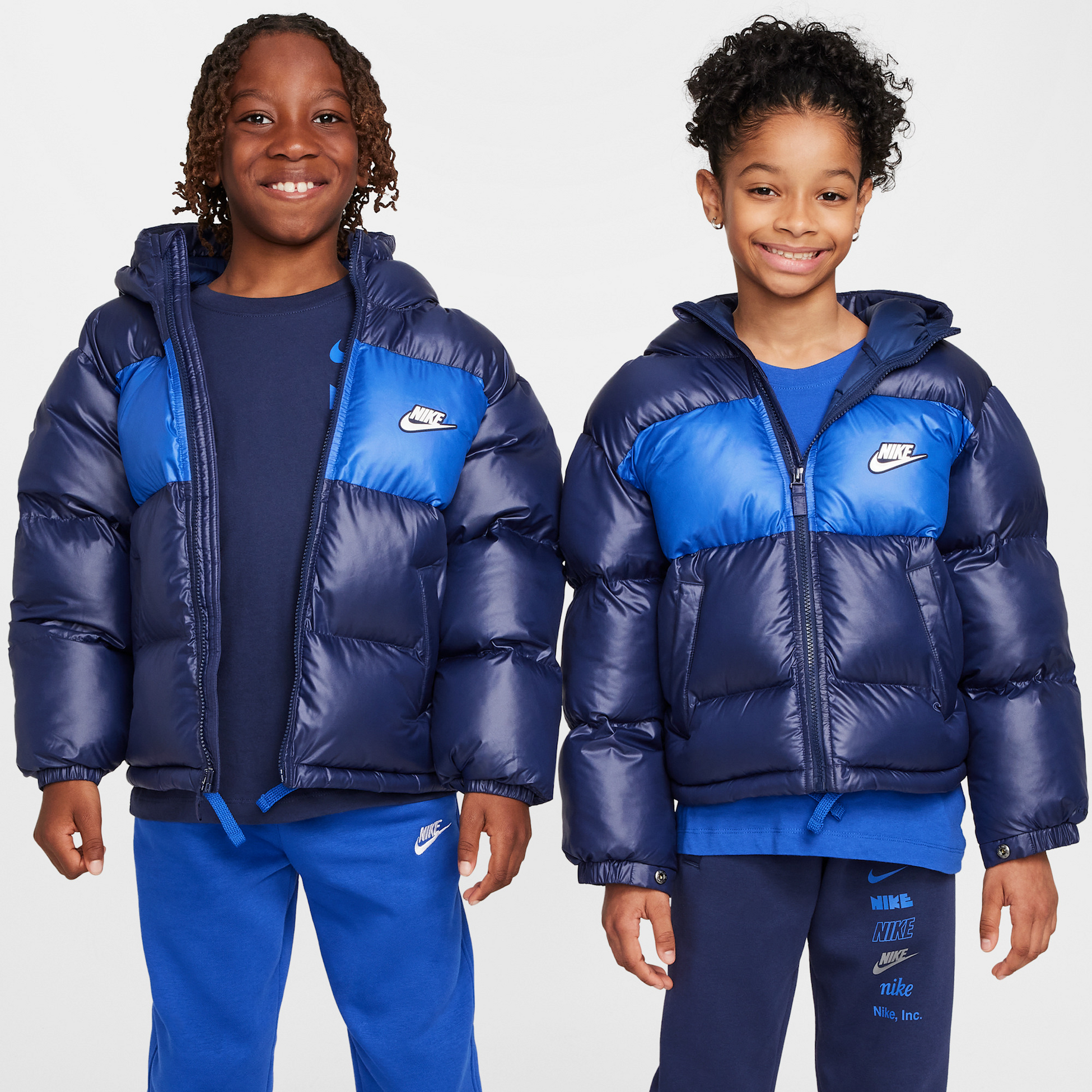 NIKE, Older Kids' Therma-fit Repel Loose Hooded Jacket Sportswear Heavyweight Synthetic Fill Easyon