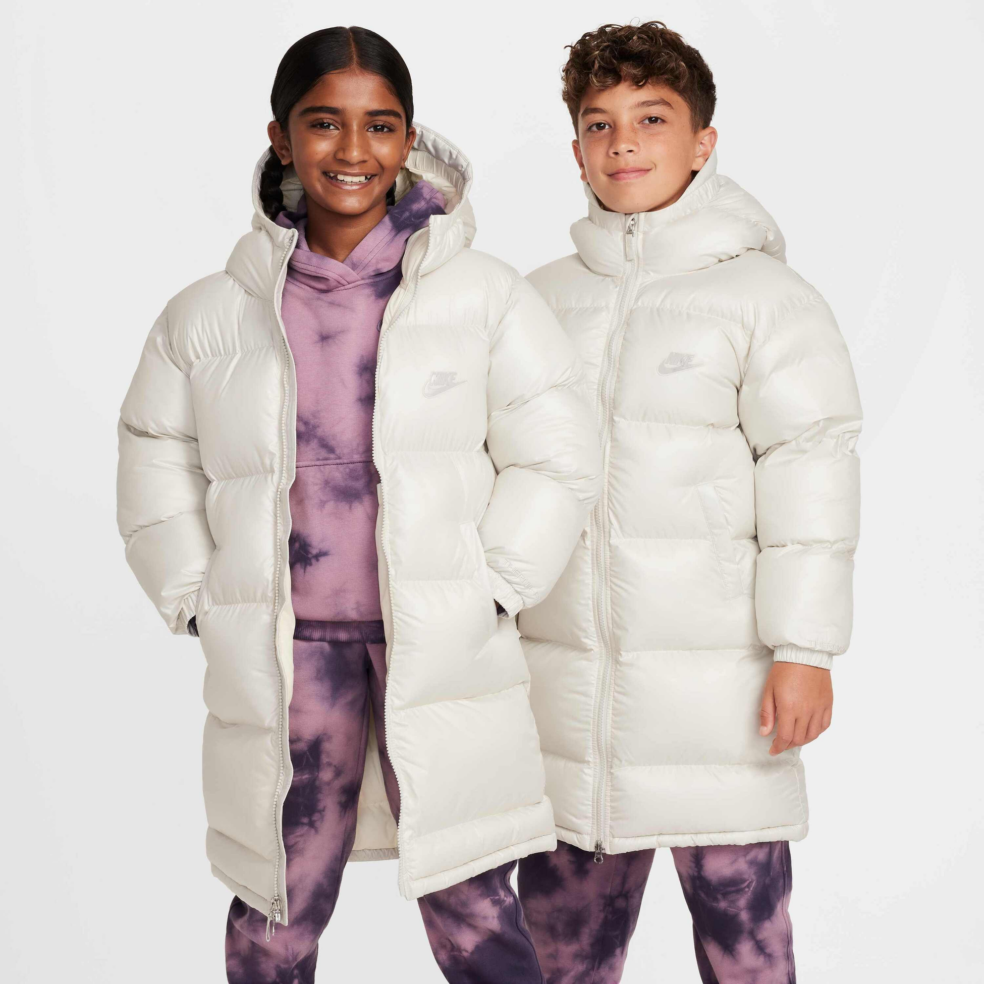 NIKE, Older Kids' Therma-fit Repel Loose Hooded Parka Sportswear Heavyweight Synthetic Fill Easyon