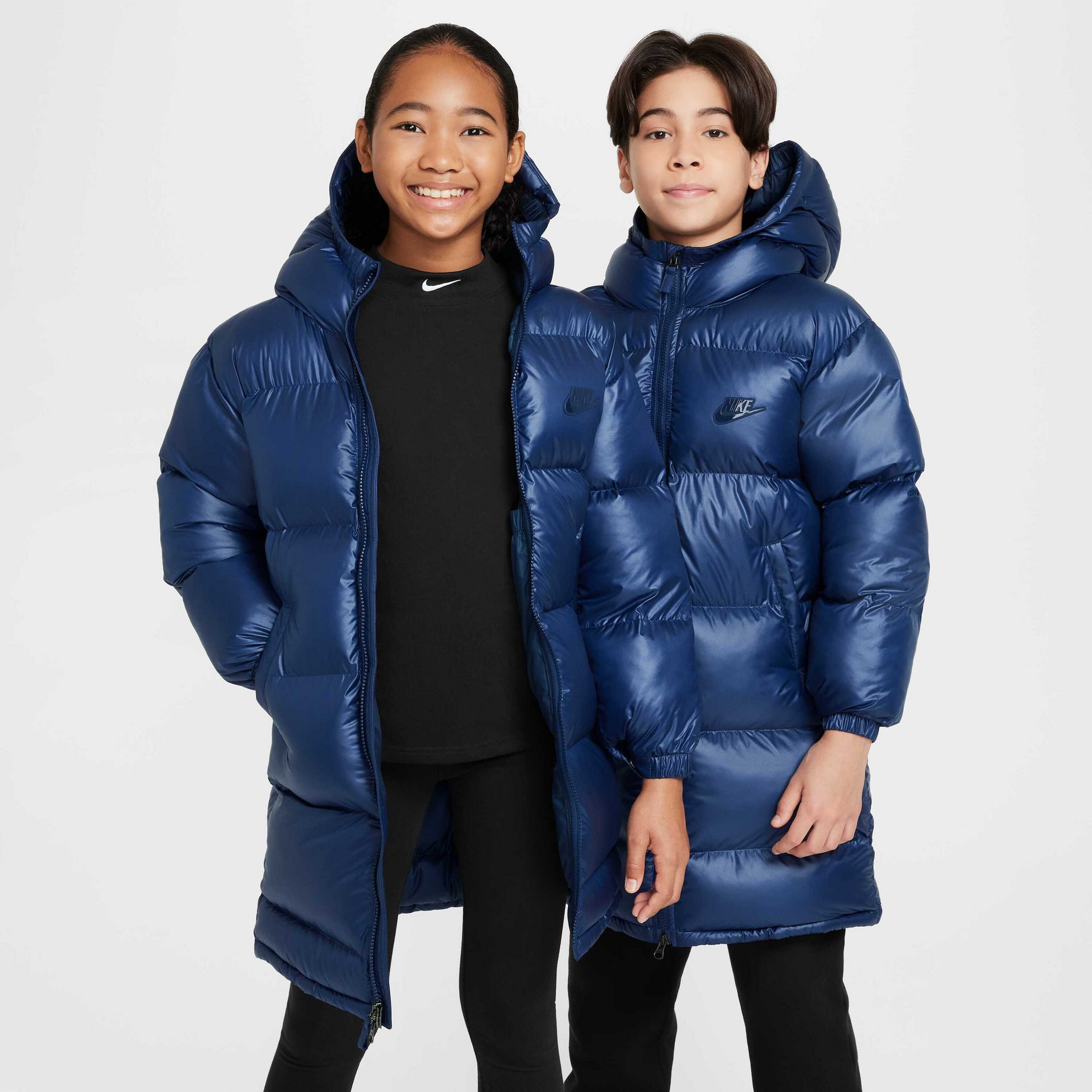 NIKE, Older Kids' Therma-fit Repel Loose Hooded Parka Sportswear Heavyweight Synthetic Fill Easyon