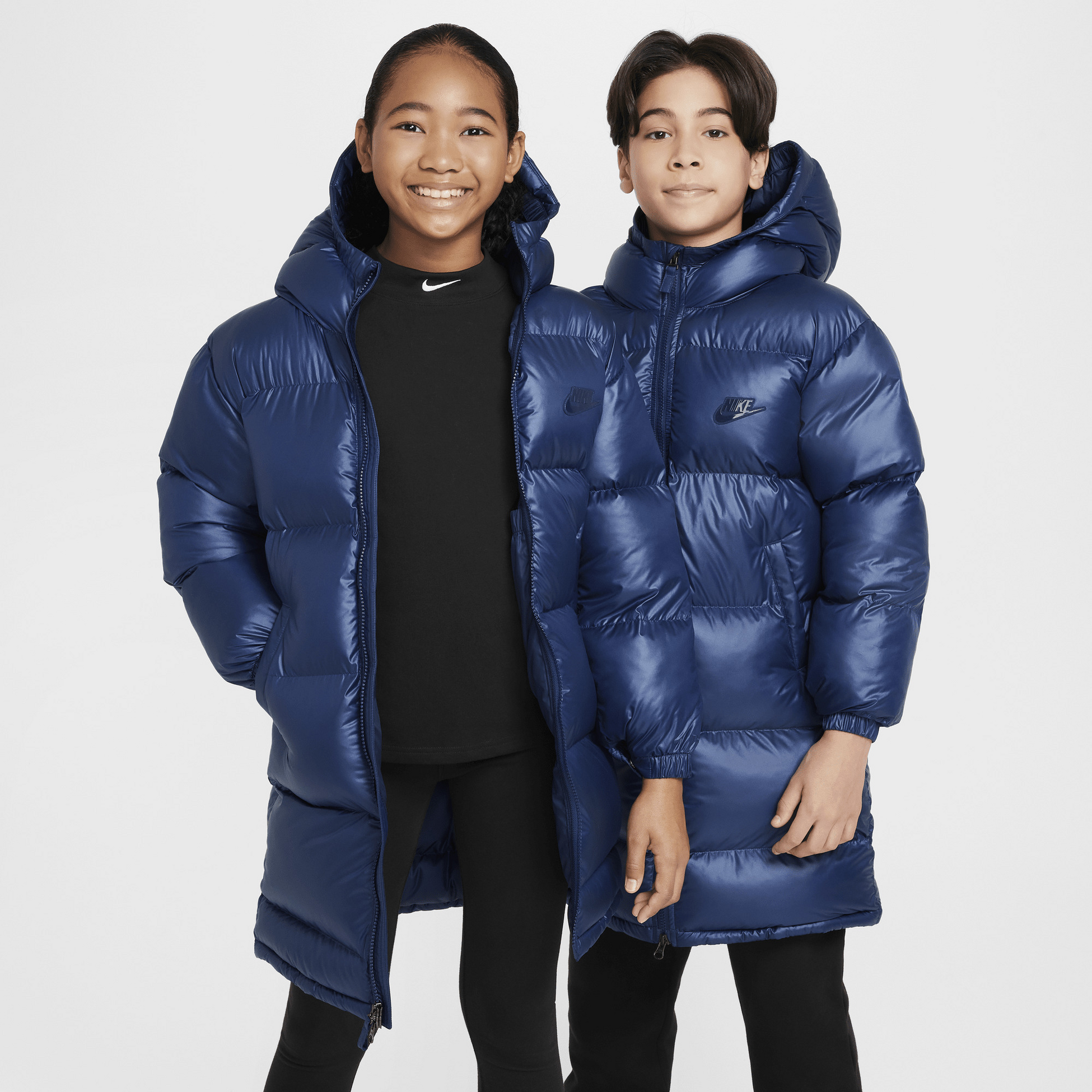 NIKE, Older Kids' Therma-fit Repel Loose Hooded Parka Sportswear Heavyweight Synthetic Fill Easyon