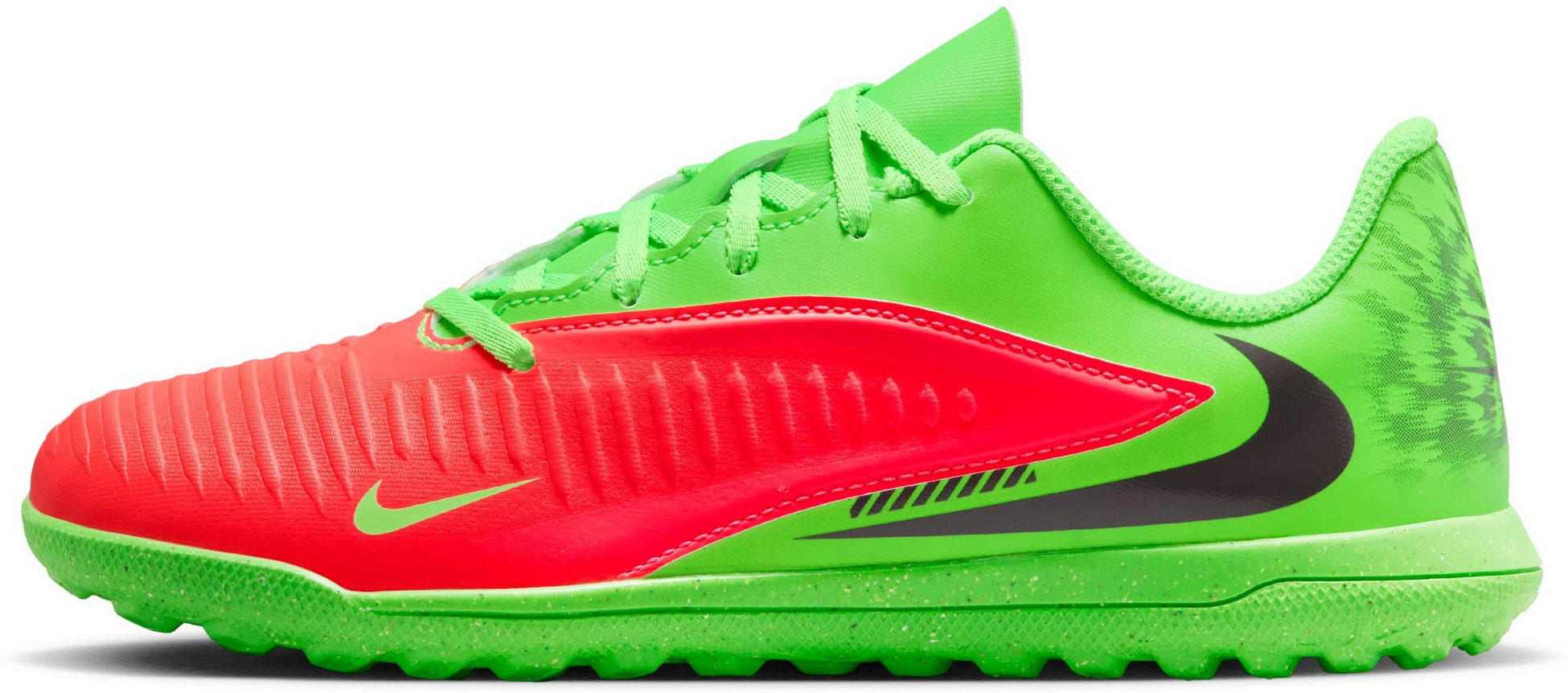 NIKE, Older Kids' Turf Football Shoe Jr. Phantom 6 Low Club 'erling Haaland'