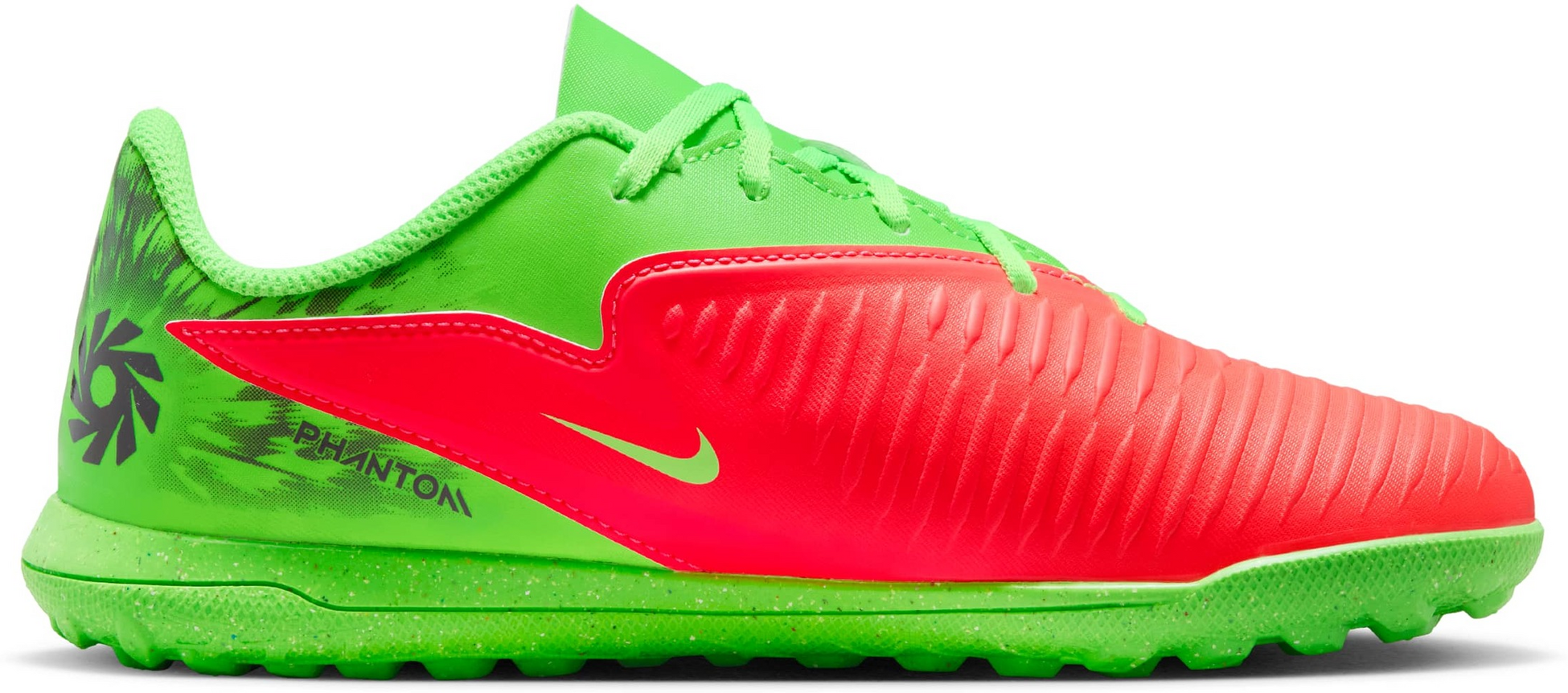 NIKE, Older Kids' Turf Football Shoe Jr. Phantom 6 Low Club 'erling Haaland'