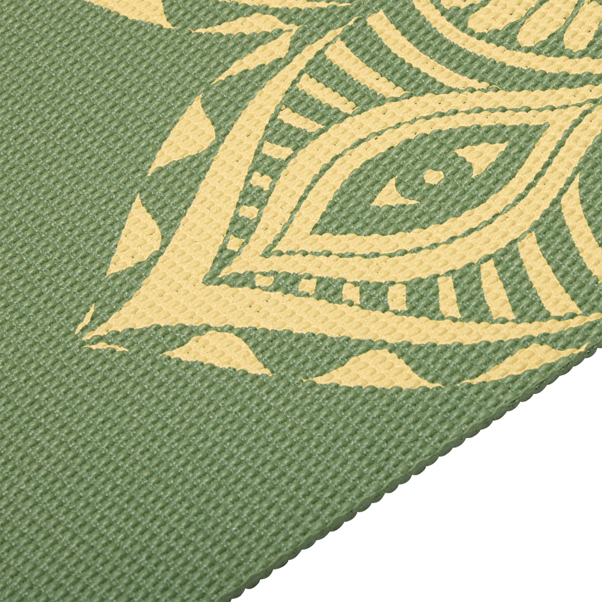 GAIAM, Olive Haze Mandala Yoga Mat 6mm