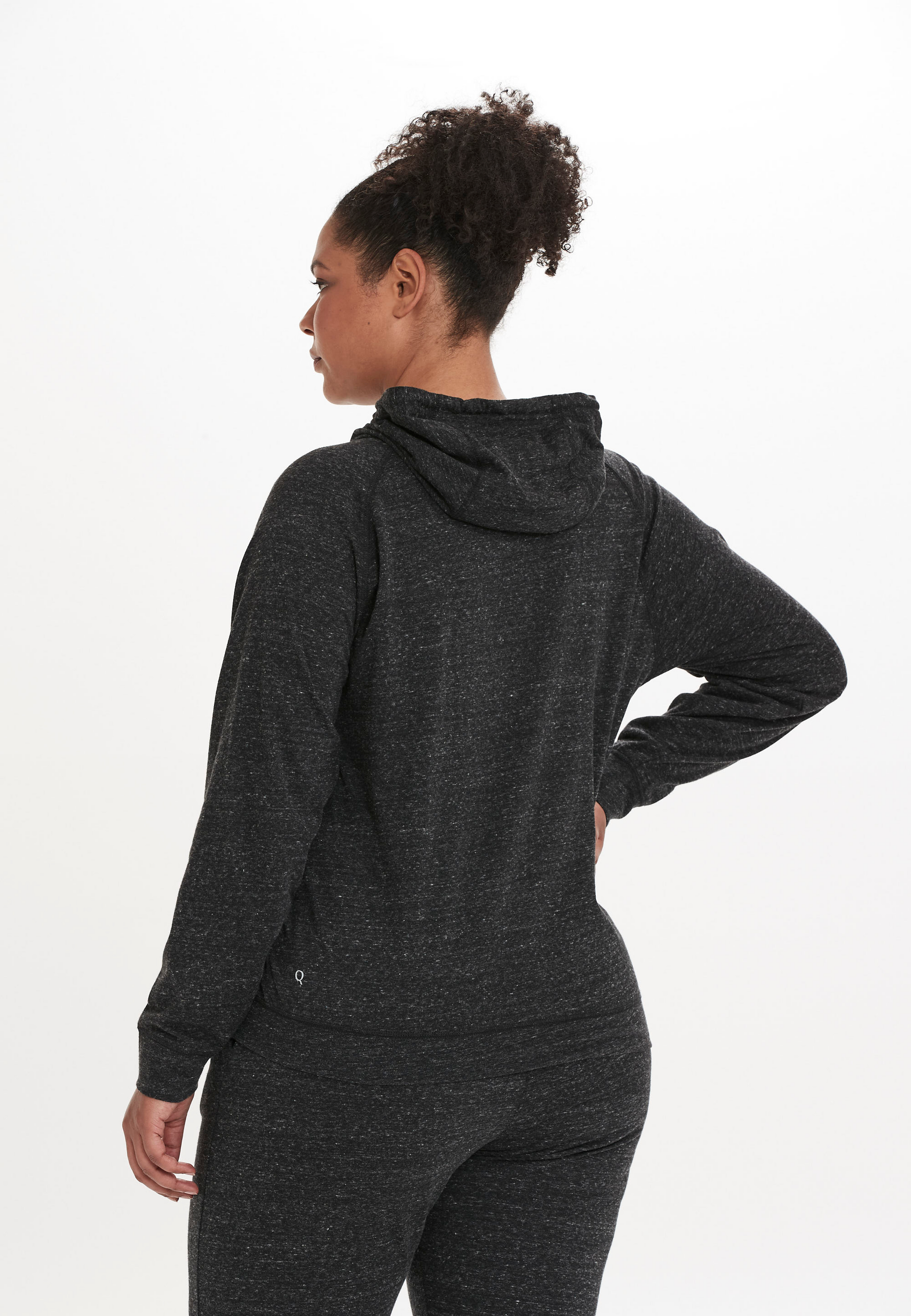 Q SPORTSWEAR, Olivia Melange Sweat Jacket
