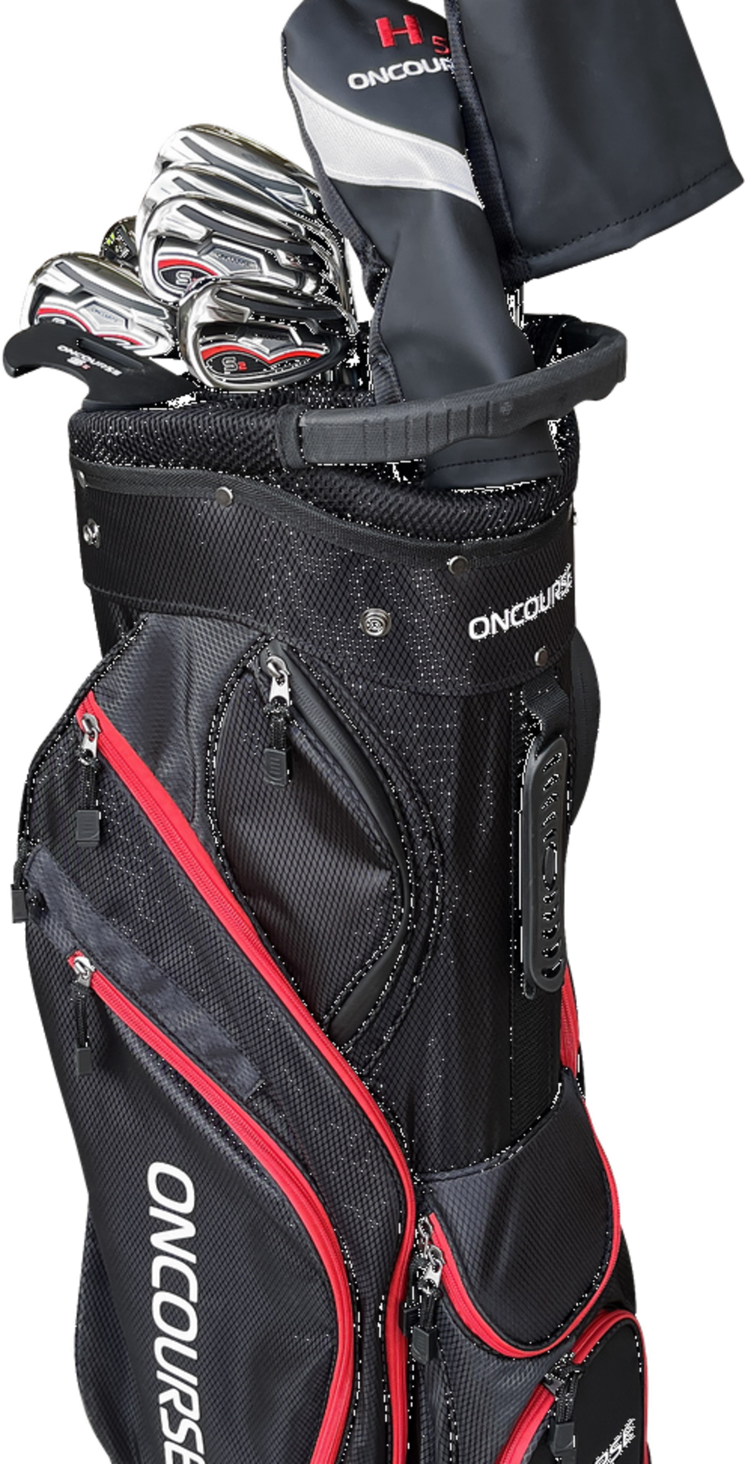ONCOURSE, Oncourse S2 Golfset Dam H&ouml;ger Grafit - Vagnbag