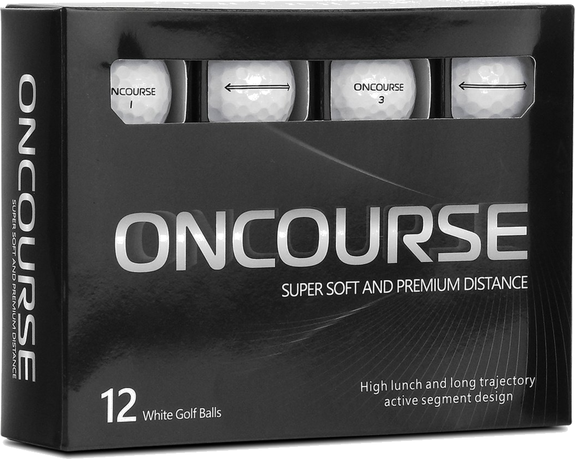 ONCOURSE, Oncourse Vita Golfbollar 12-pack