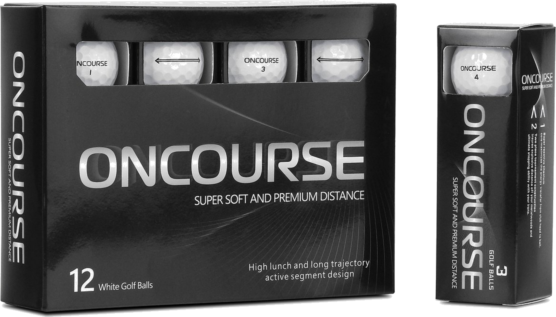 ONCOURSE, Oncourse Vita Golfbollar 12-pack