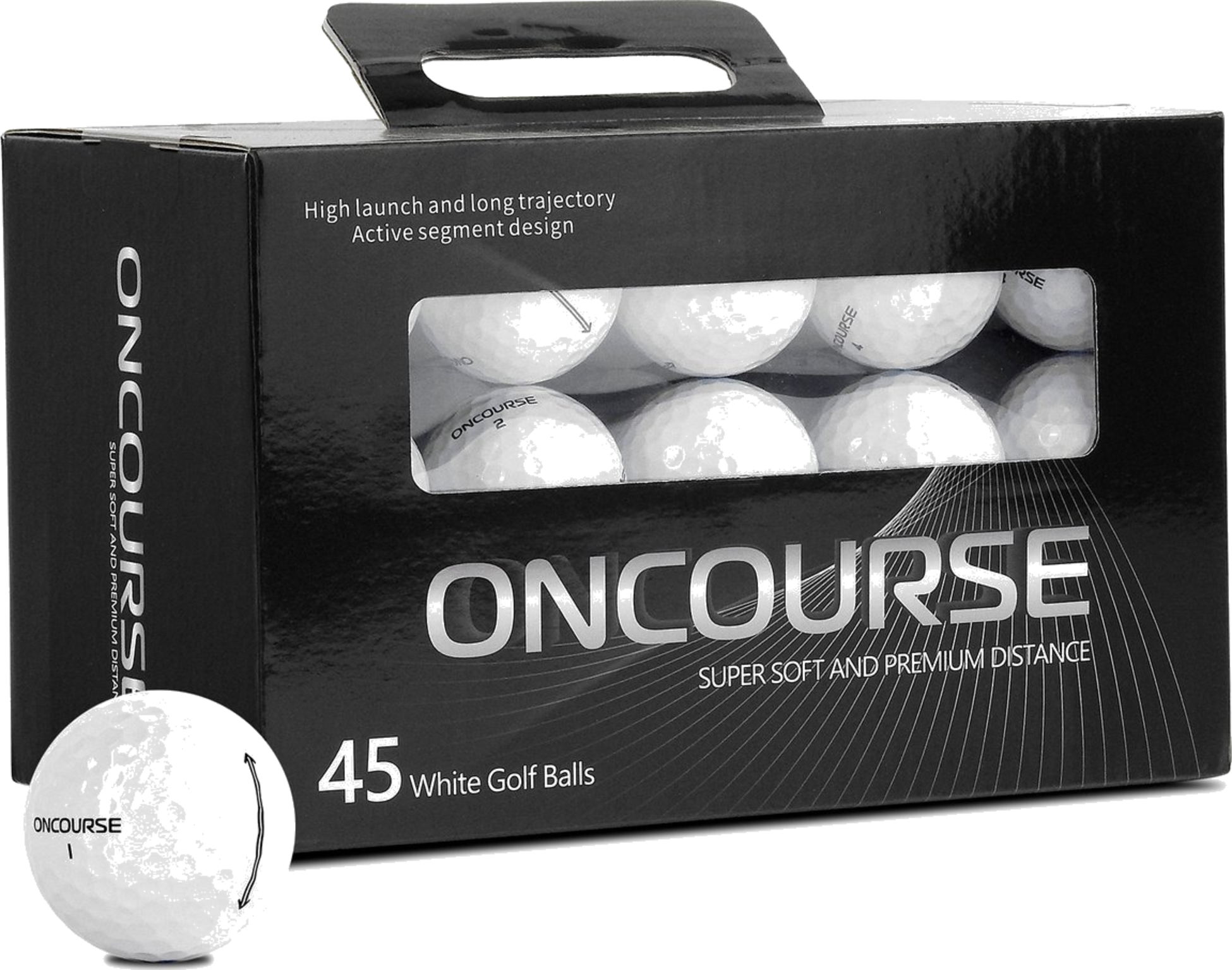 ONCOURSE, Oncourse White Golf Ball 45-pack
