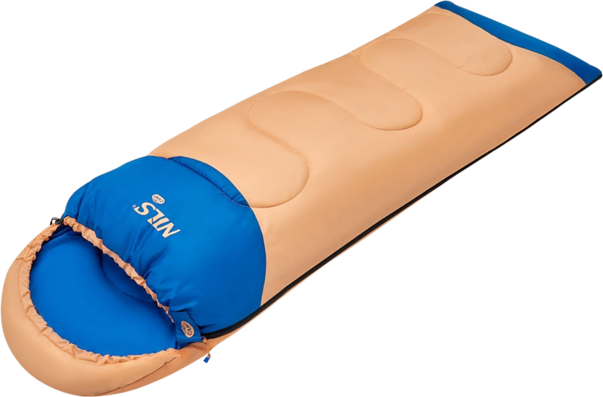 NORTHIX, Orange Junior Sleeping Bag, Lightweight, Compact