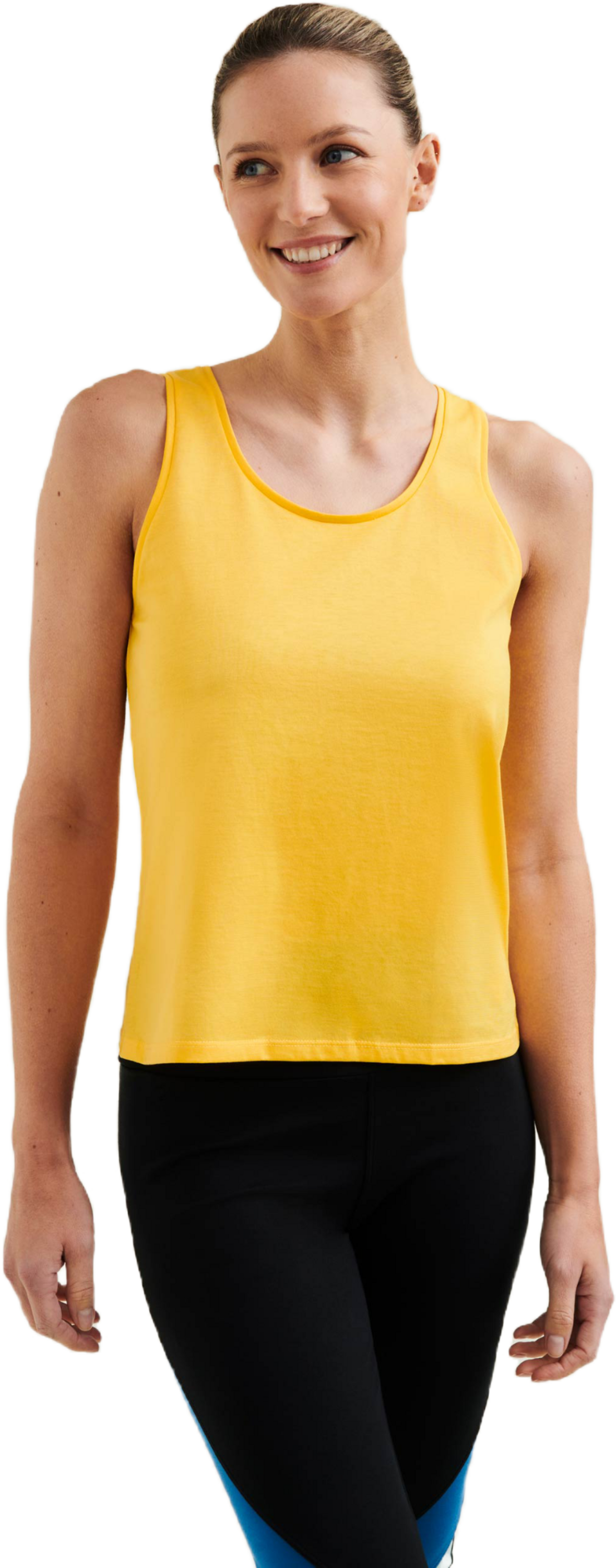 WELLICIOUS, Organic Cotton Tank Top - Sunshine Yellow