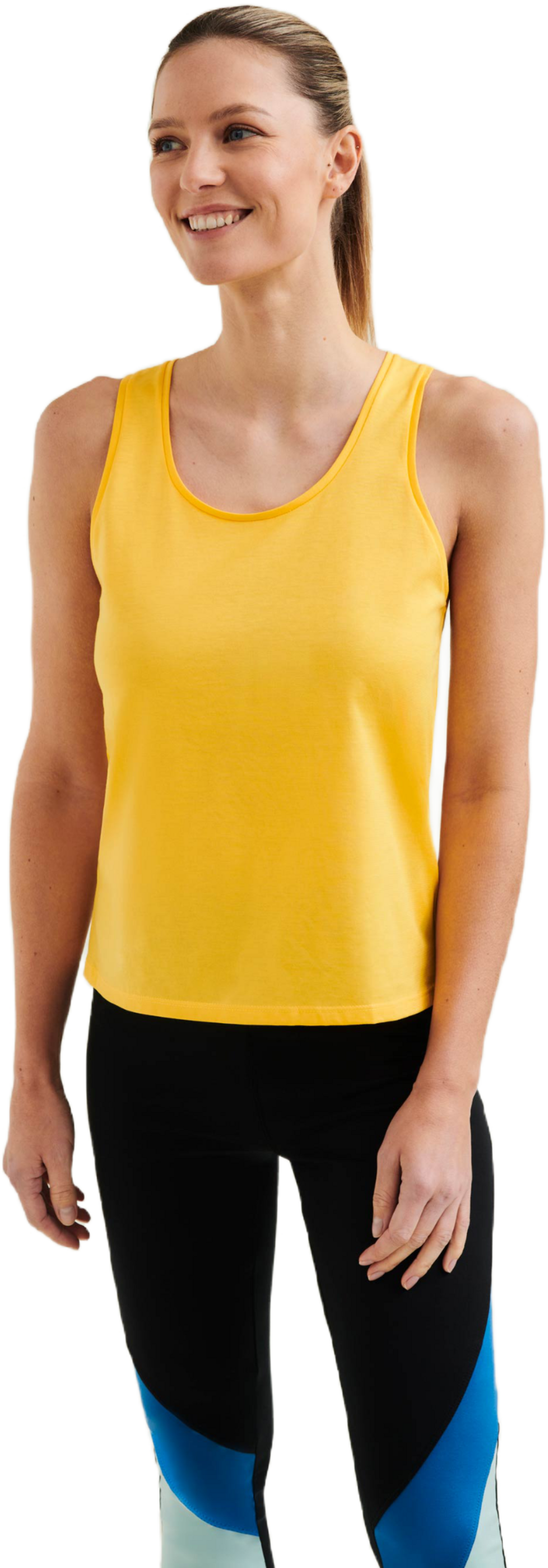 WELLICIOUS, Organic Cotton Tank Top - Sunshine Yellow