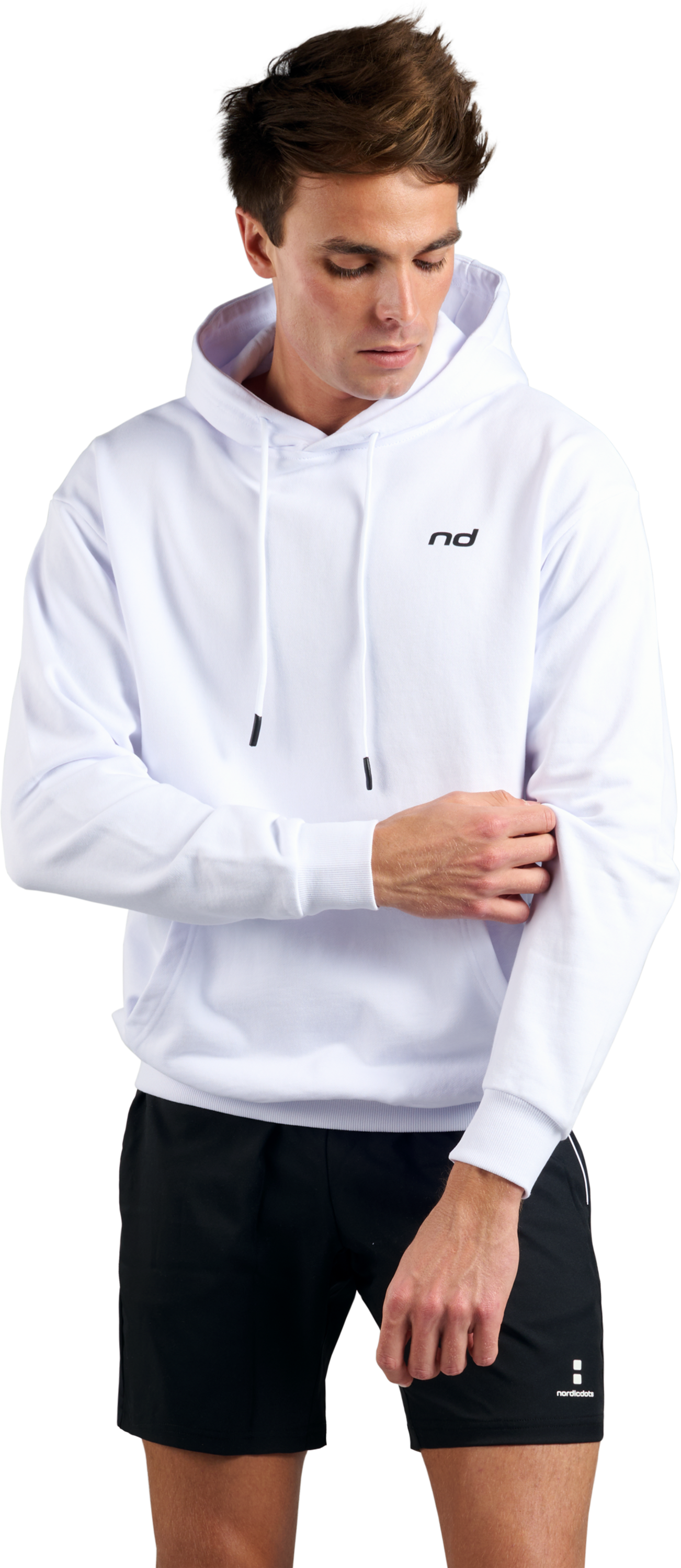 NORDICDOTS, Organic Hoodie White