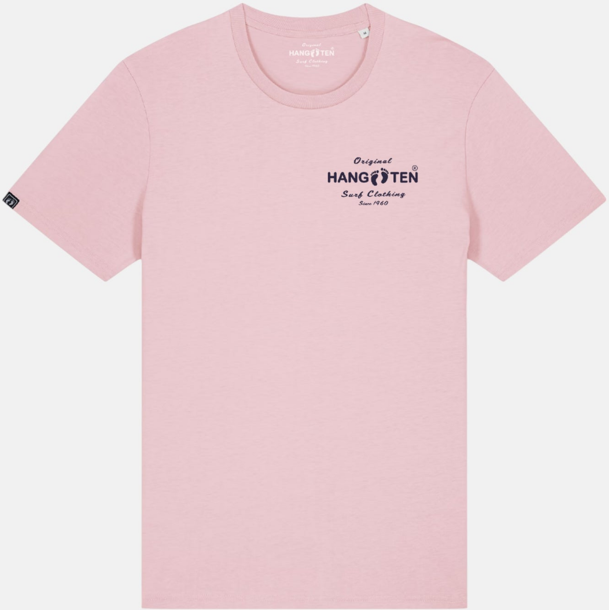 HANG TEN, Original Logo T-shirt - Cotton Pink