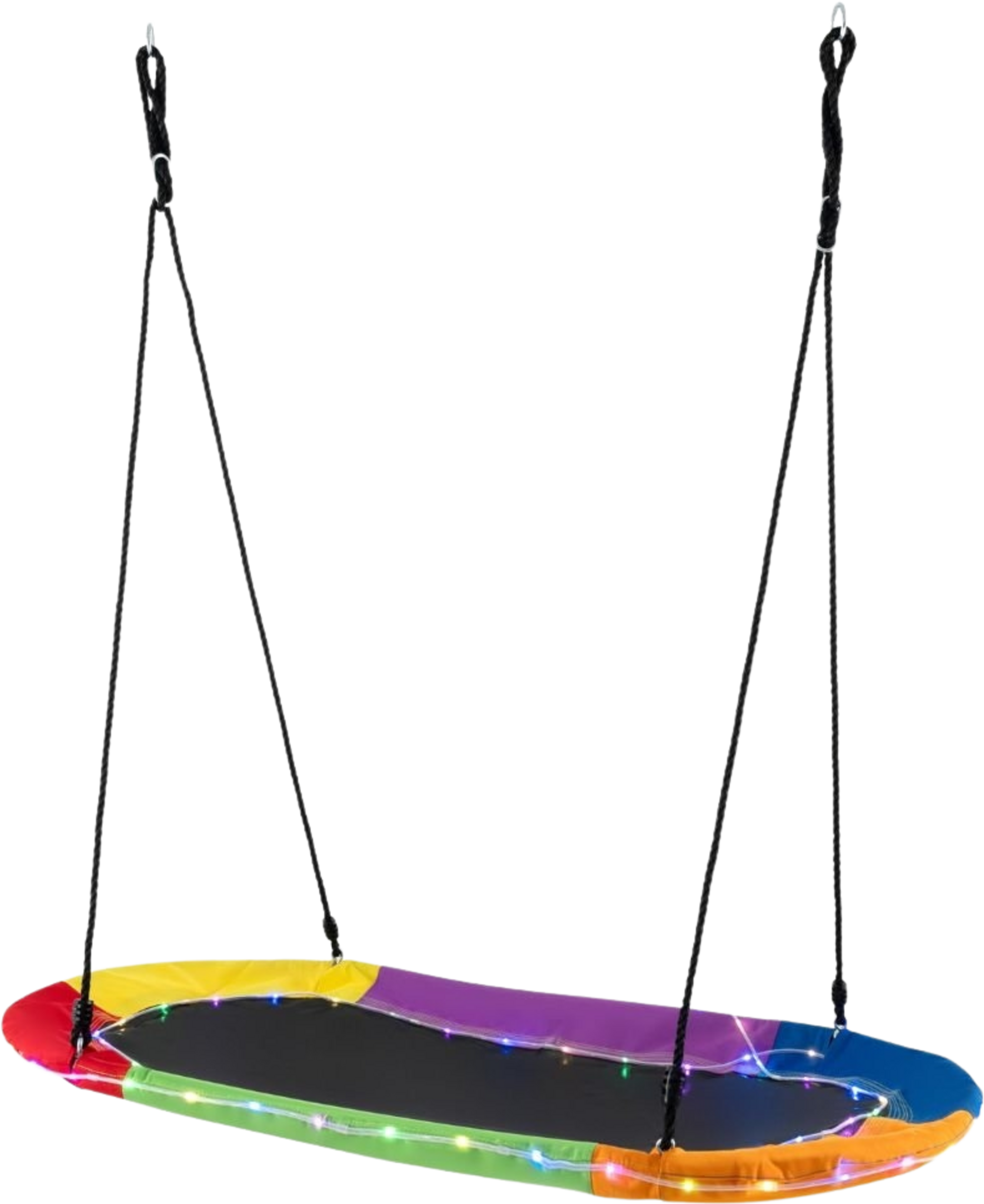 NORTHIX, Oval Nest Swing Up To 300 Kg Load Capacity Outdoor Swing With Adjustable Ropes Children's Swing