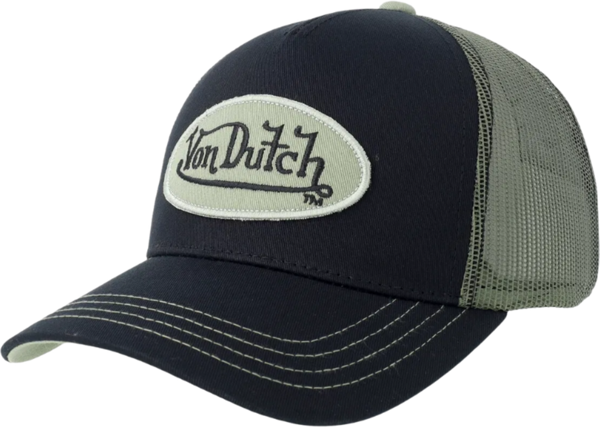VON DUTCH, Oval Patch Logo Trucker