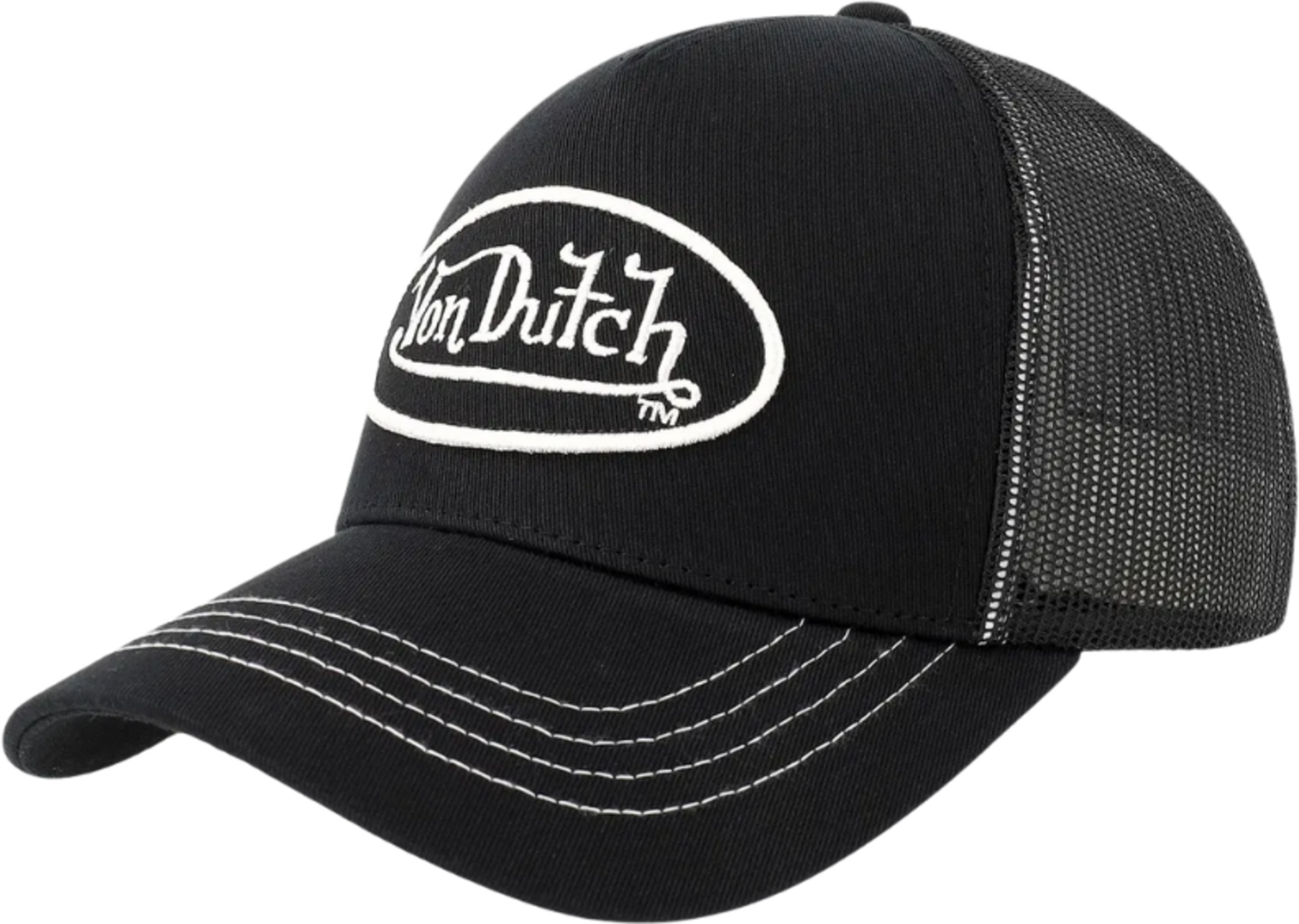VON DUTCH, Oval Patch Logo Trucker