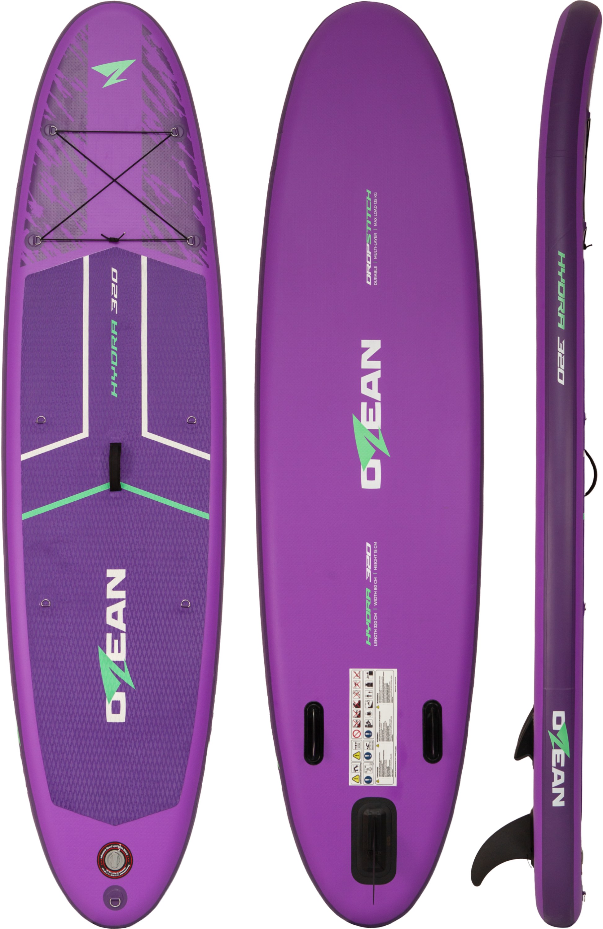 GYMSTICK, Ozean Hydra 320 Sup-br&auml;da Lila