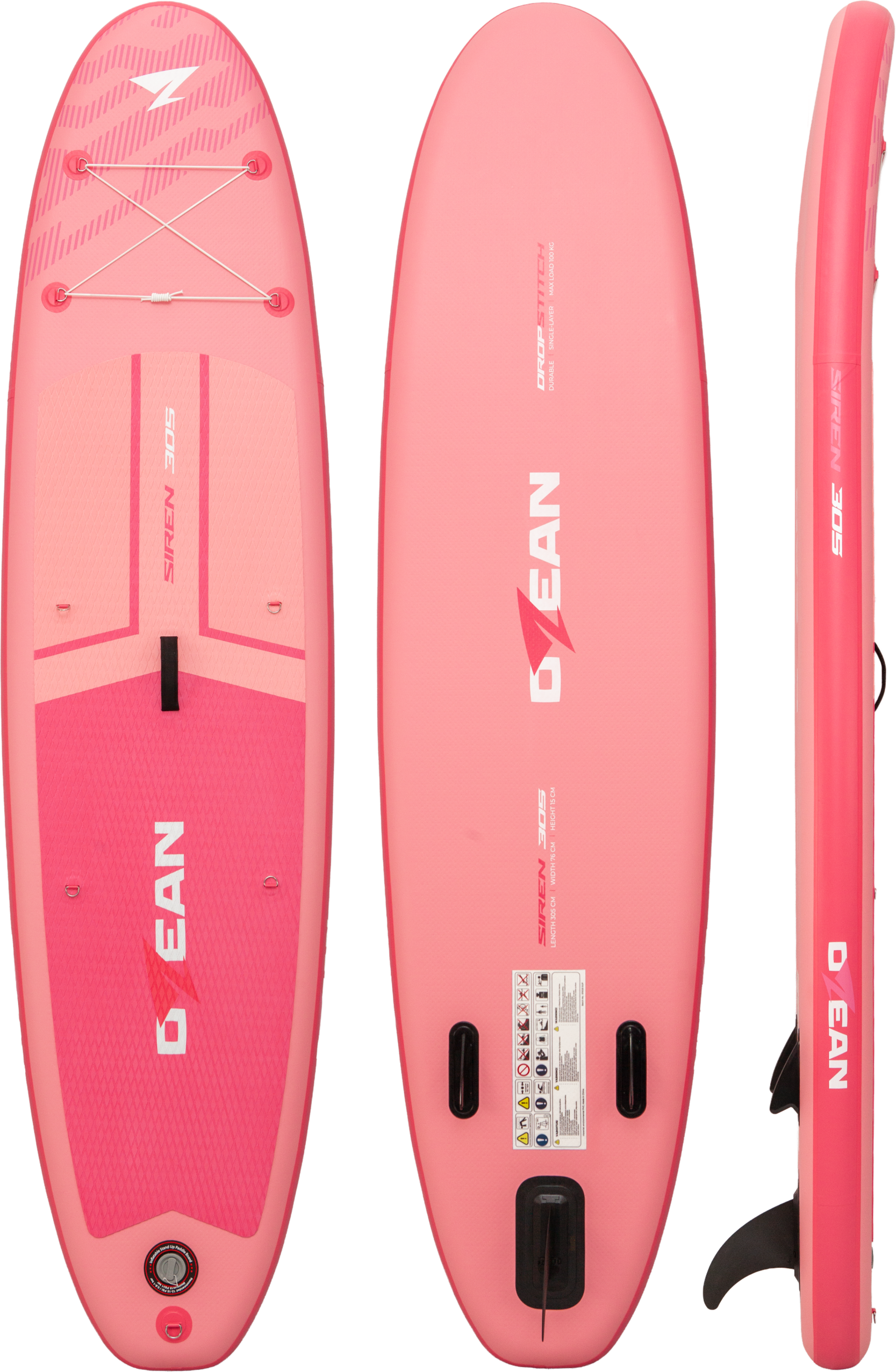 GYMSTICK, Ozean Siren 305 Sup-br&auml;da - Rosa