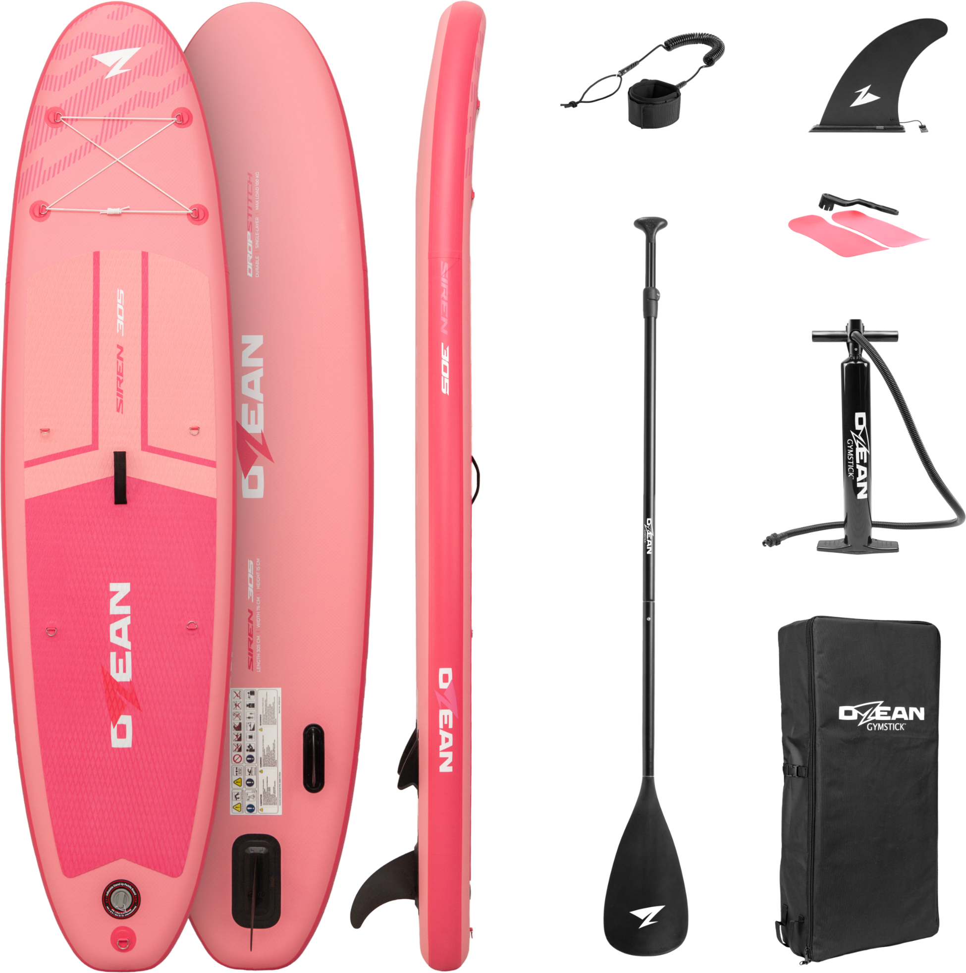 GYMSTICK, Ozean Siren 305 Sup-br&auml;da - Rosa