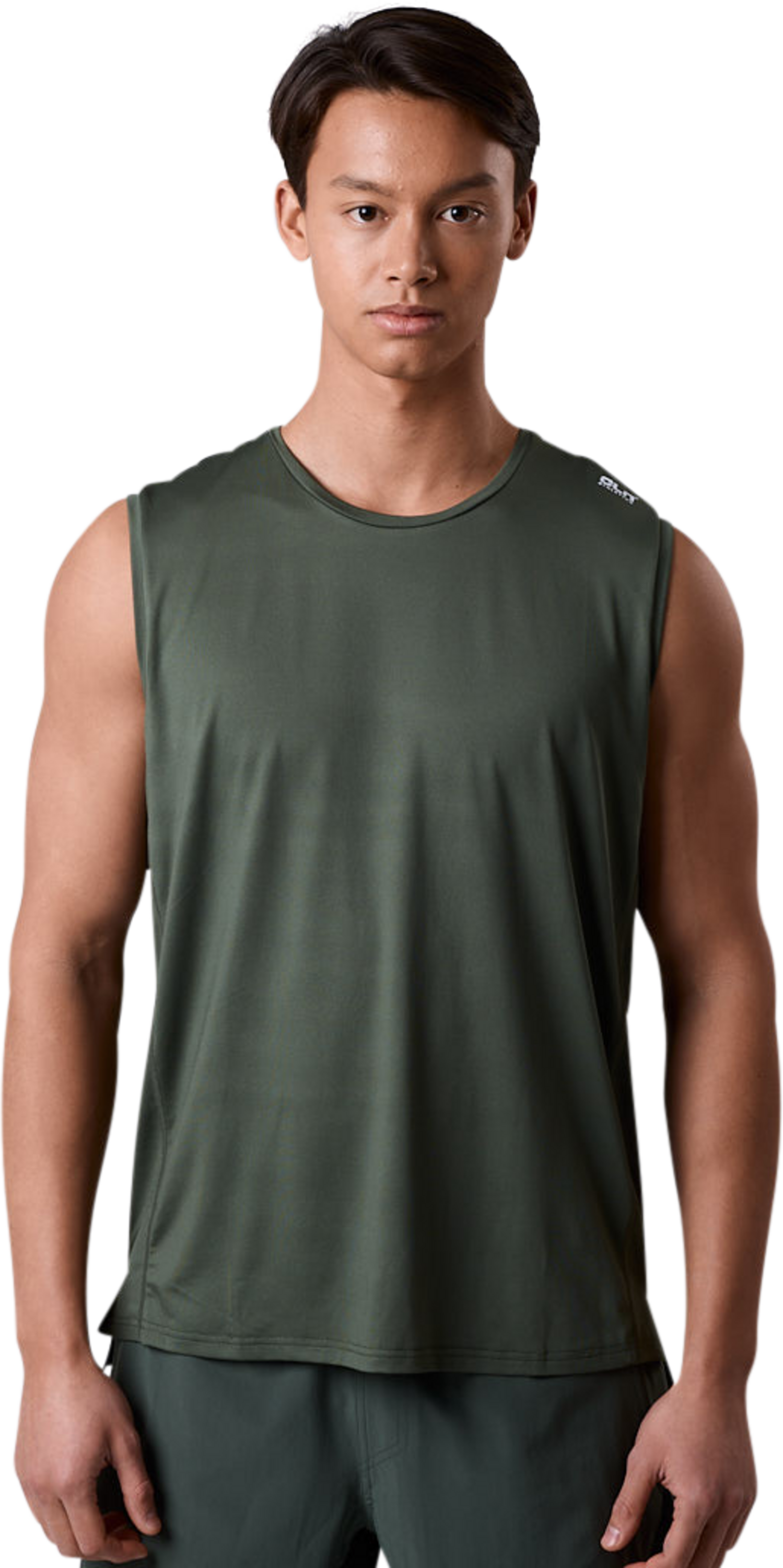 CLN ATHLETICS, Pace Mesh Sleeveless Moss Green