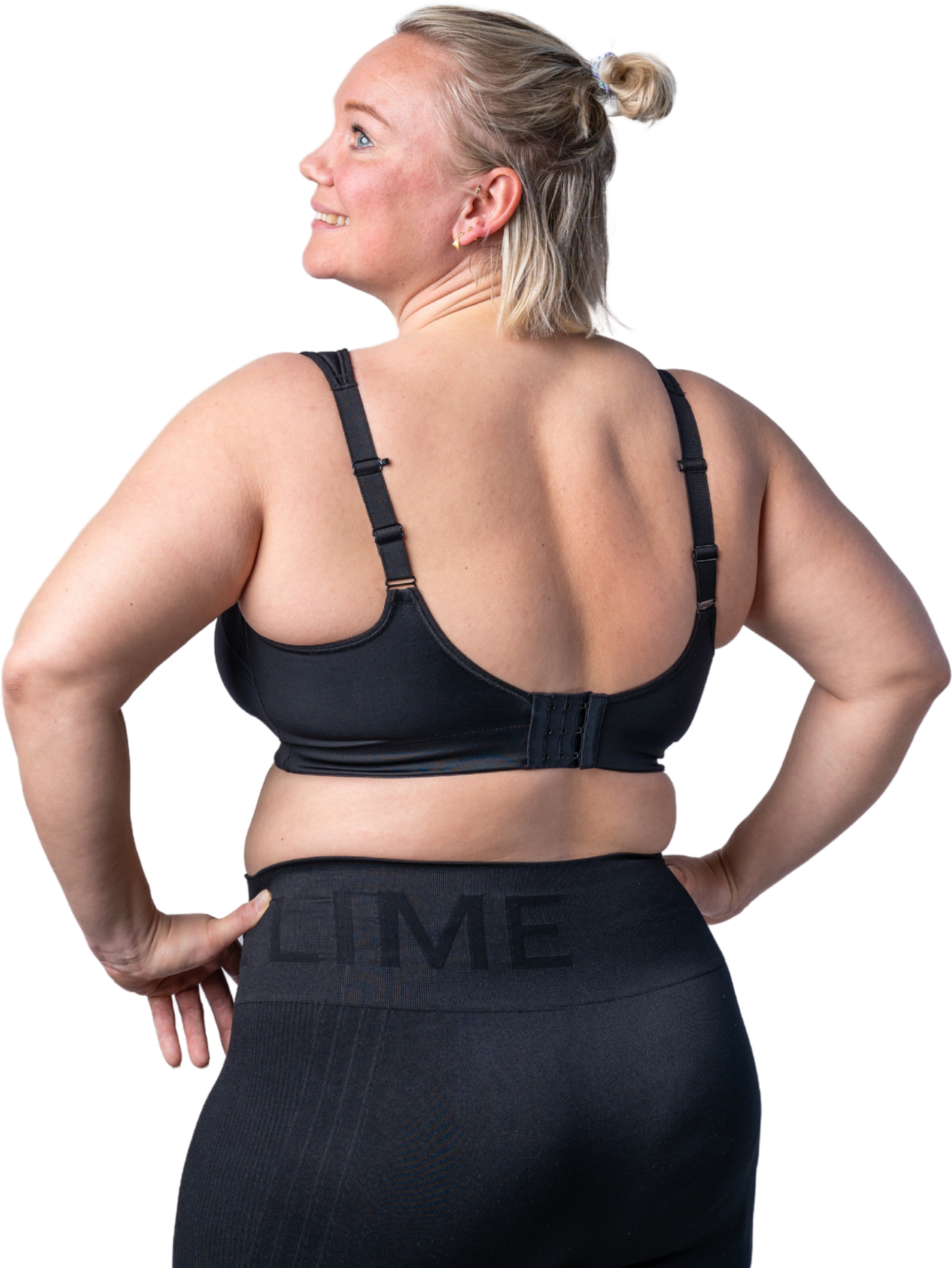 PURE LIME, Padded Athletic Bra