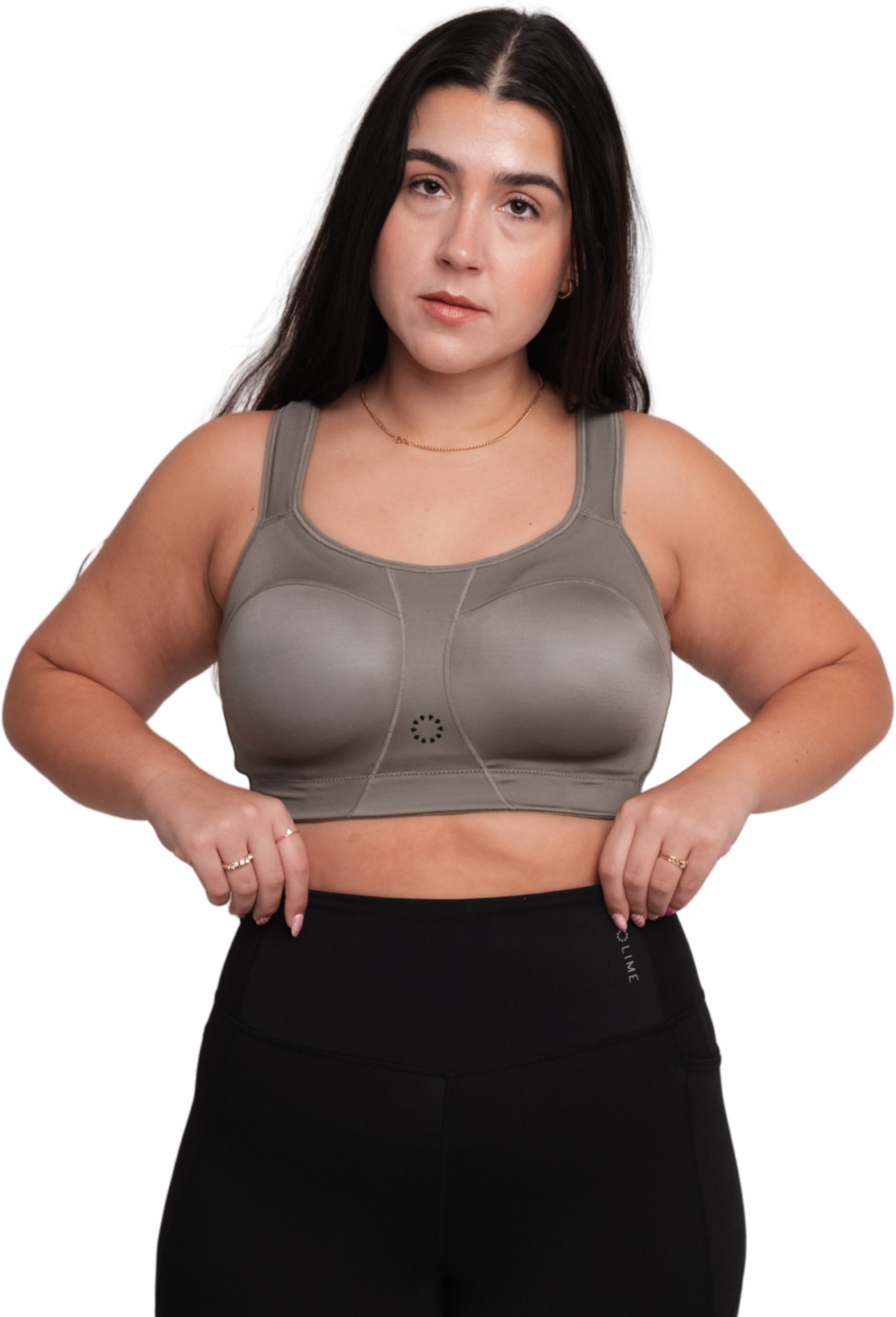 PURE LIME, Padded Athletic Bra