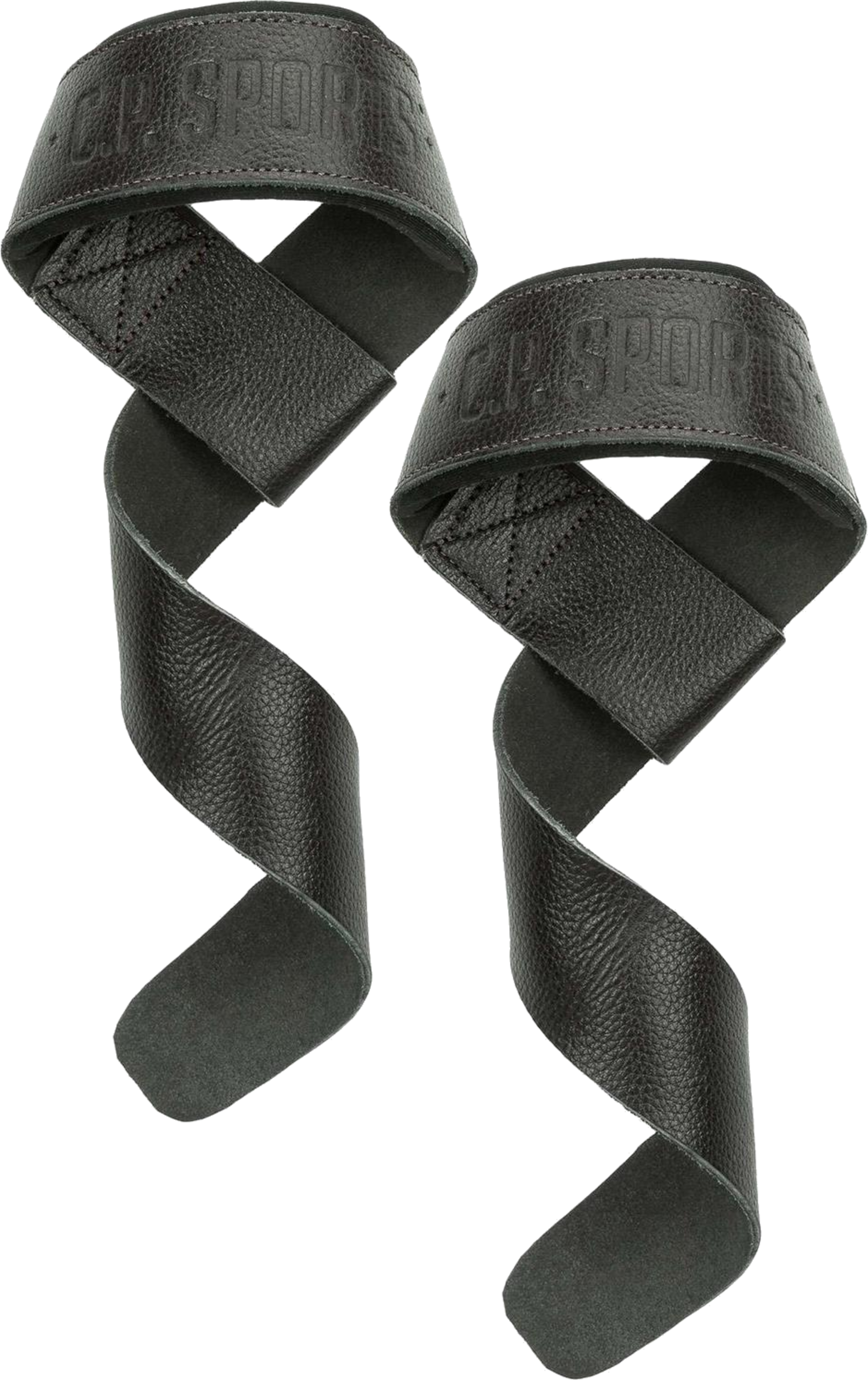 C.P. SPORTS, Padded Leather Lifting Straps