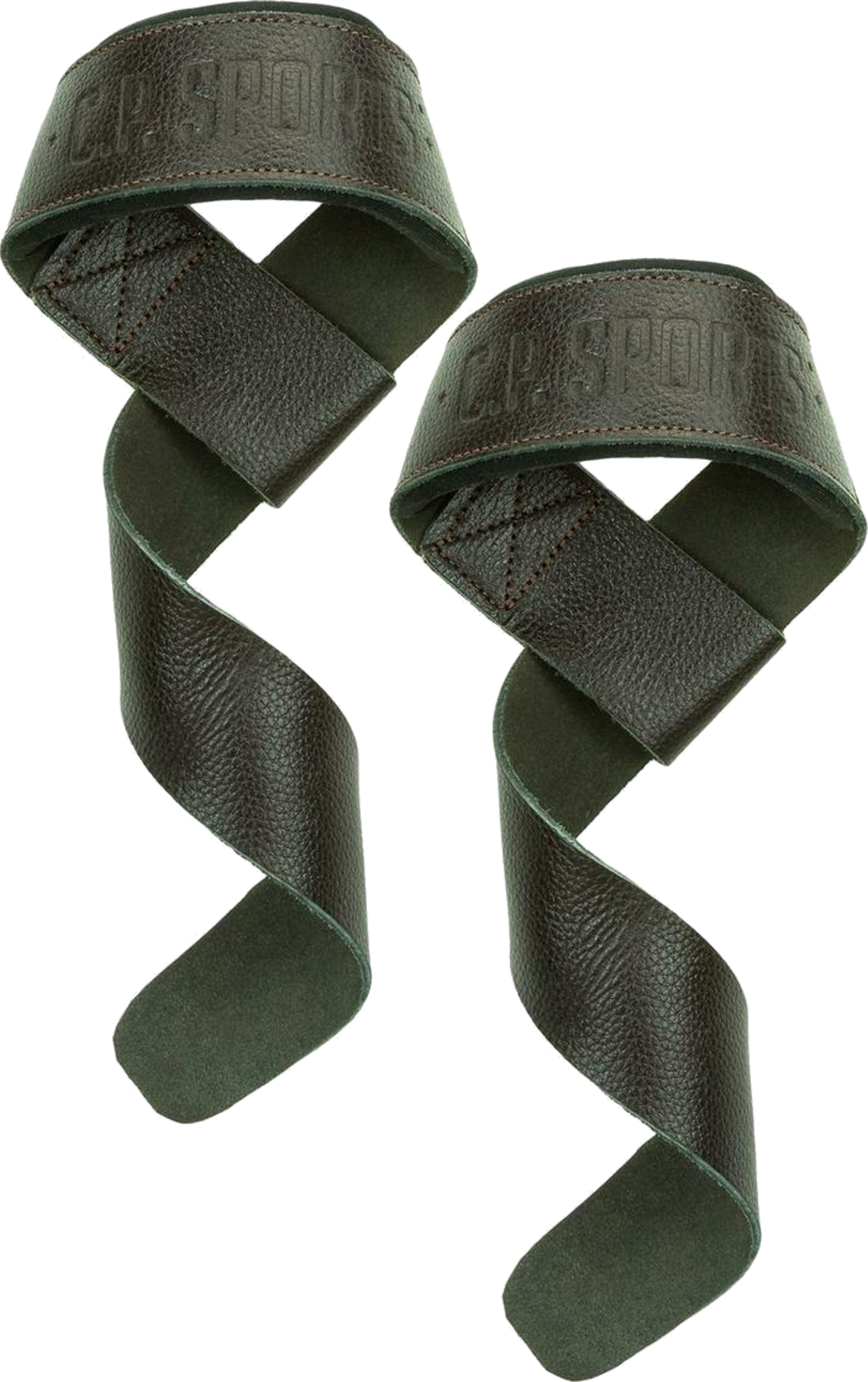 C.P. SPORTS, Padded Leather Lifting Straps