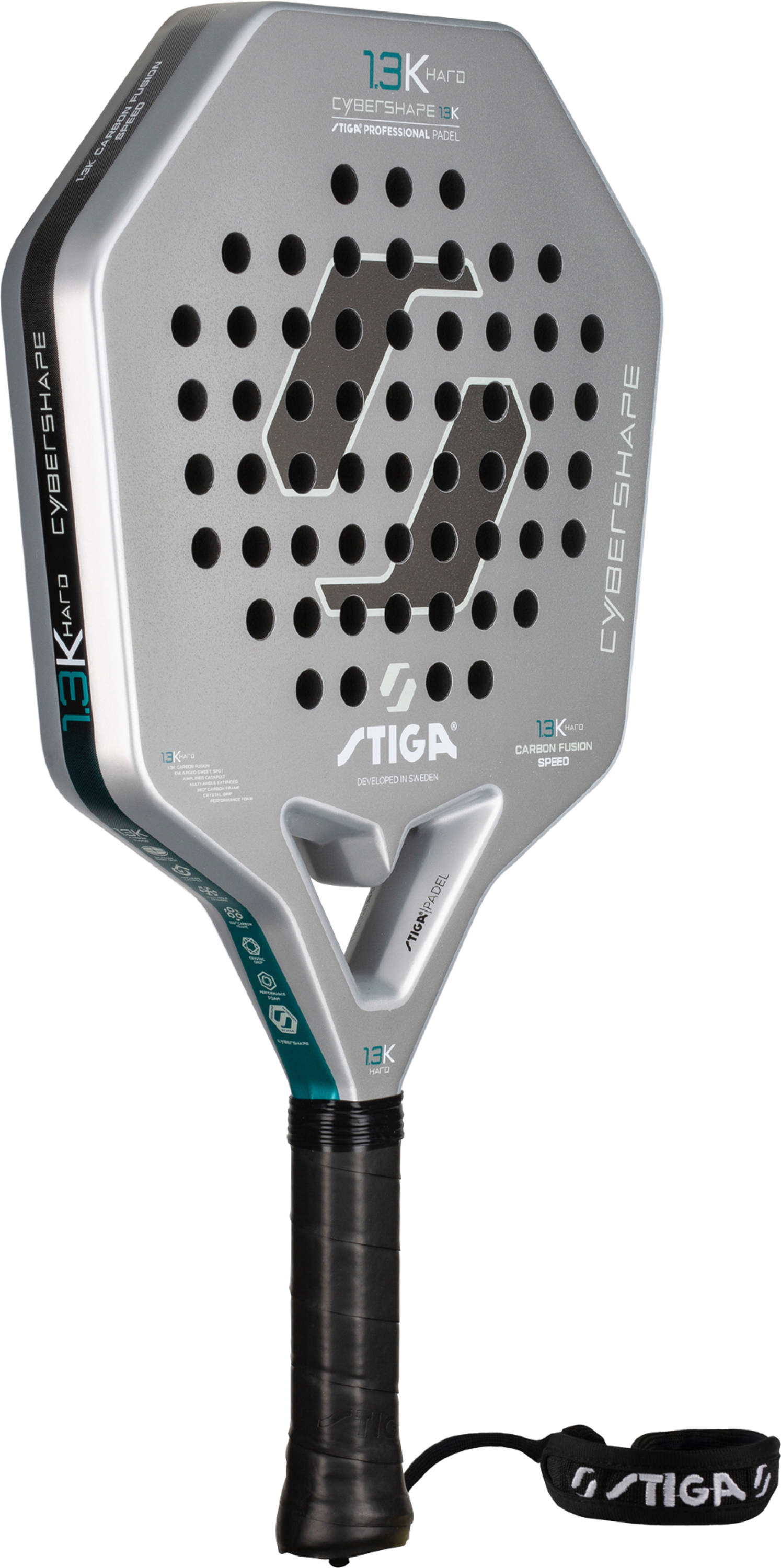 STIGA, Padel Racket 1.3k Hard Cybershape