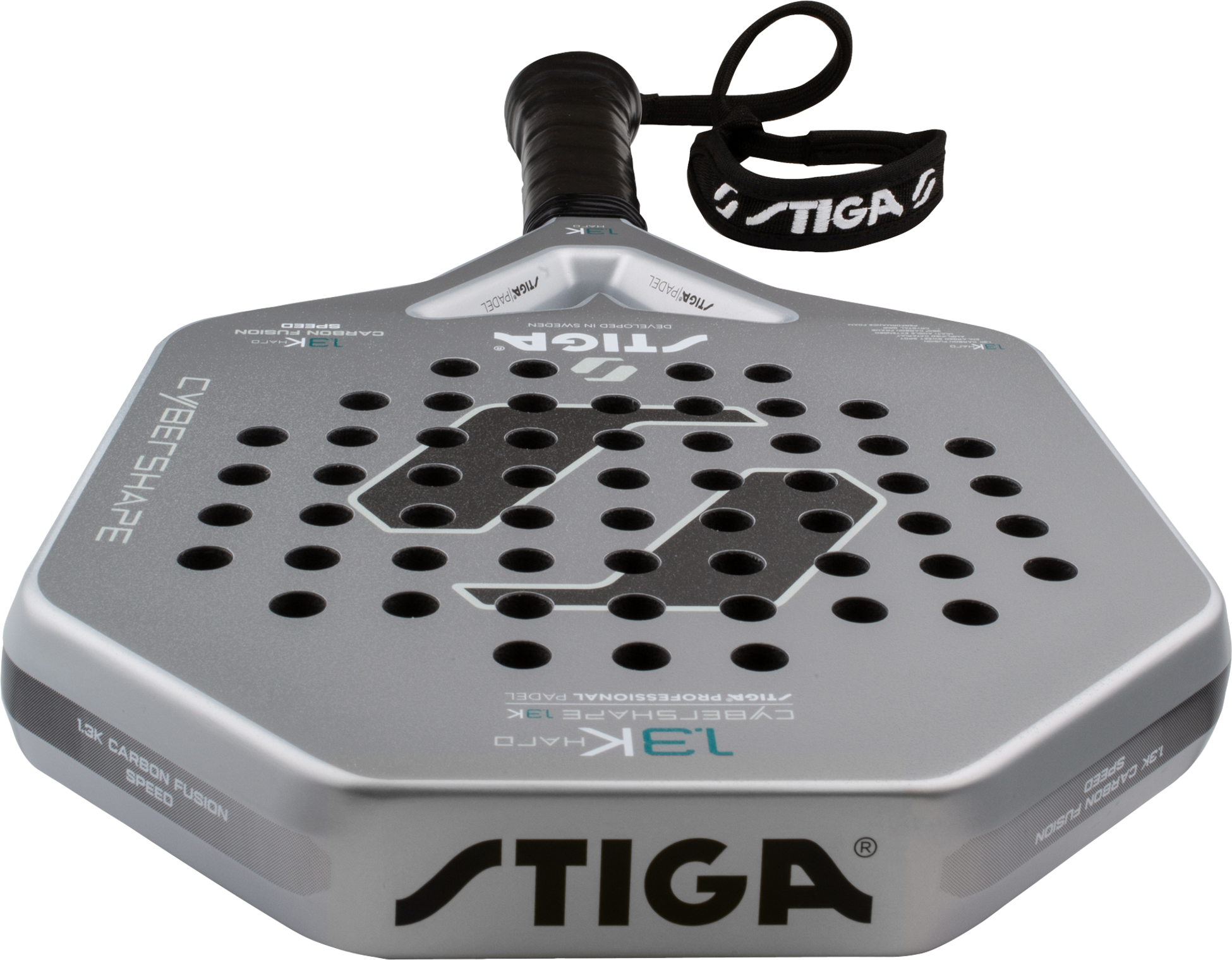 STIGA, Padel Racket 1.3k Hard Cybershape