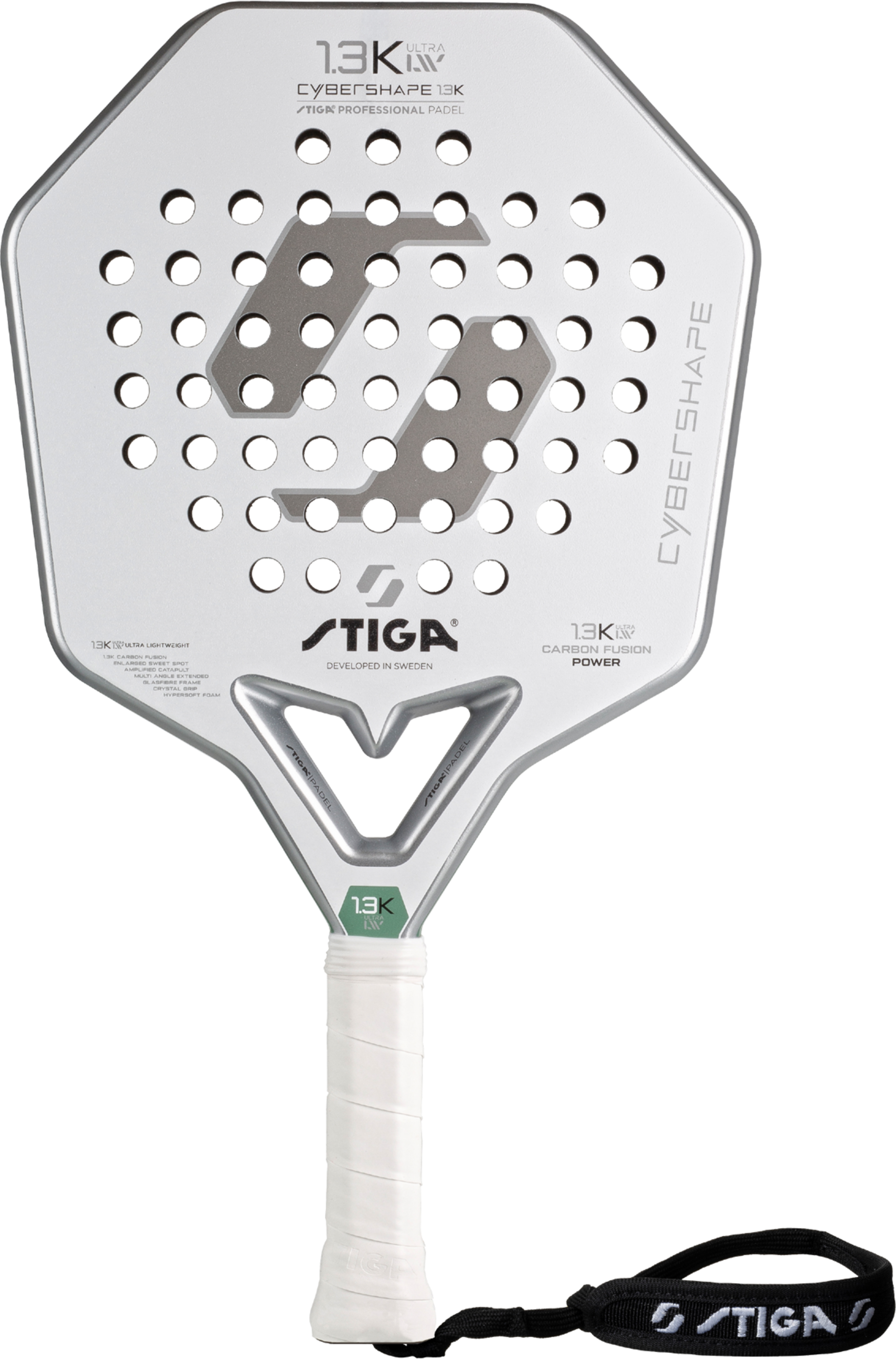 STIGA, Padel Racket 1.3k Ultra Lw Cybershape