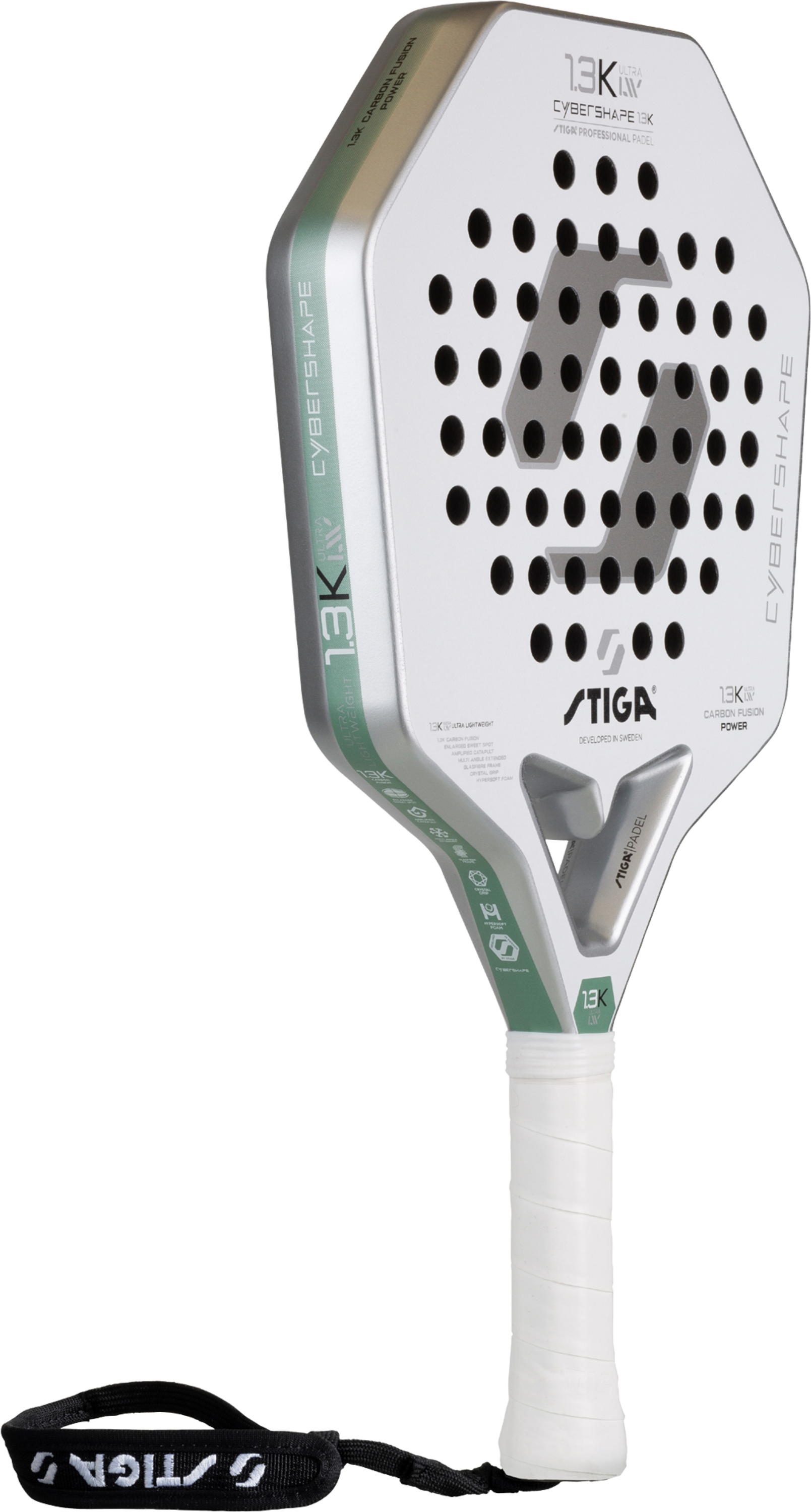 STIGA, Padel Racket 1.3k Ultra Lw Cybershape