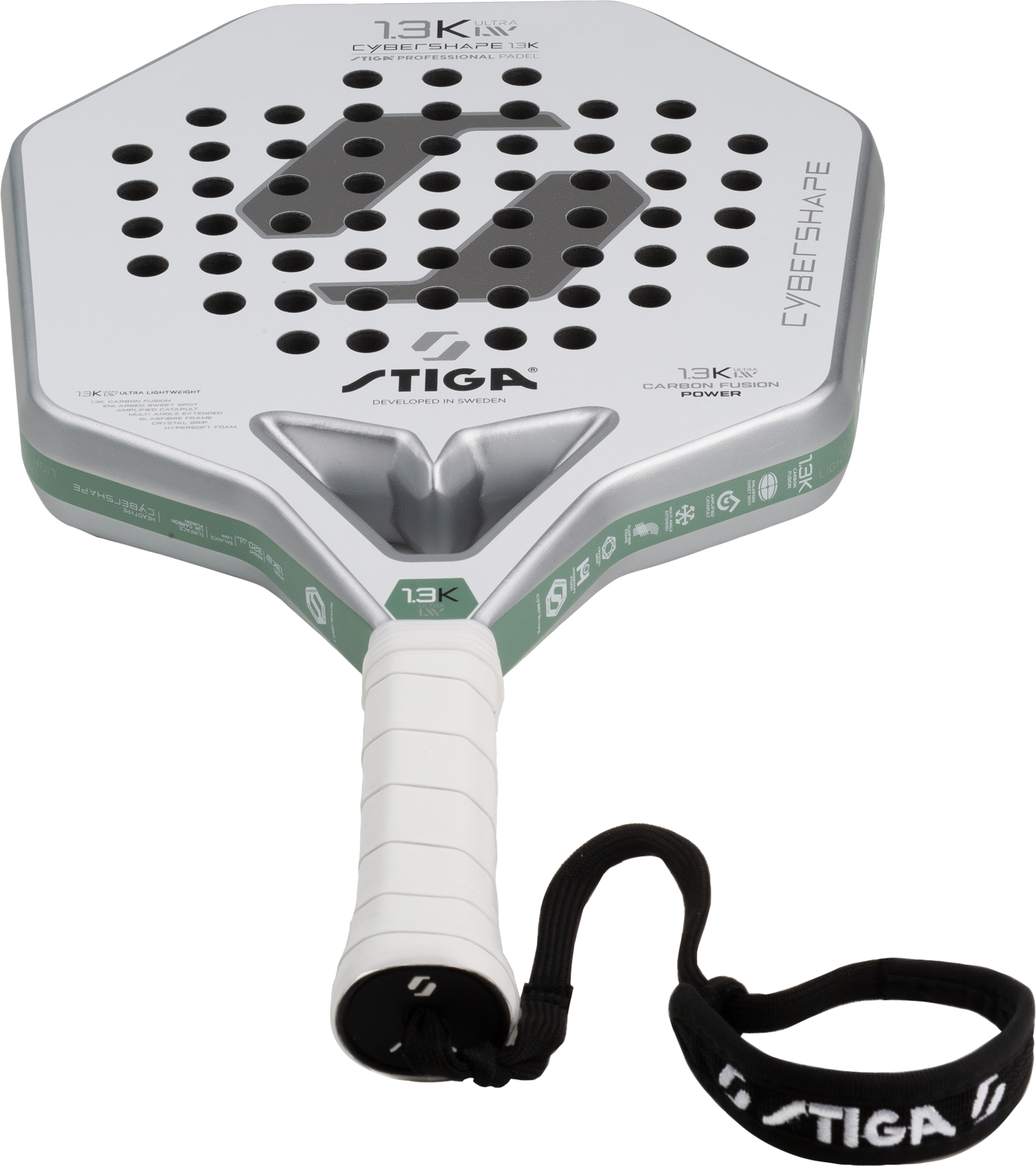 STIGA, Padel Racket 1.3k Ultra Lw Cybershape