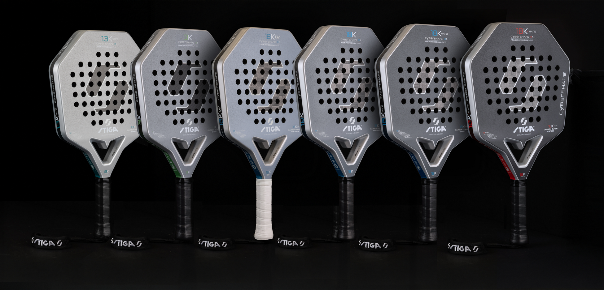 STIGA, Padel Racket 18k Lw 2 Cybershape