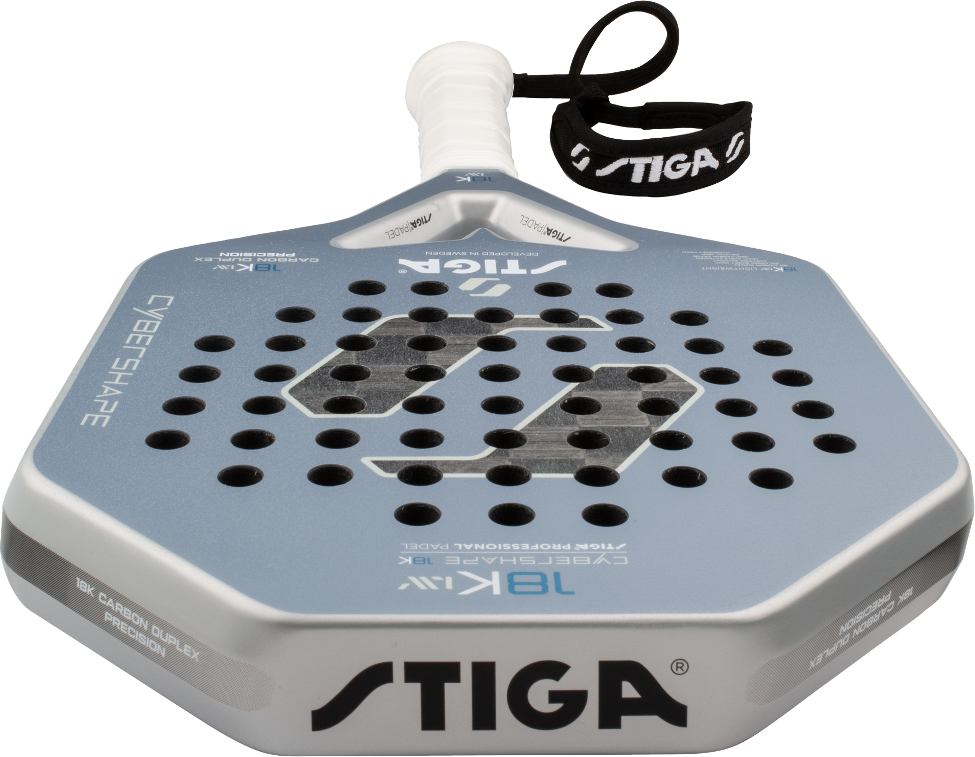 STIGA, Padel Racket 18k Lw 2 Cybershape