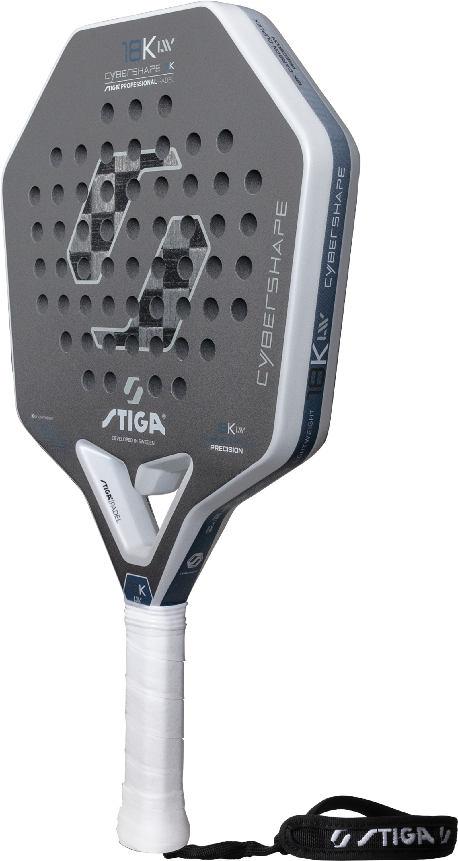 STIGA, Padel Racket 18k Lw Cybershape
