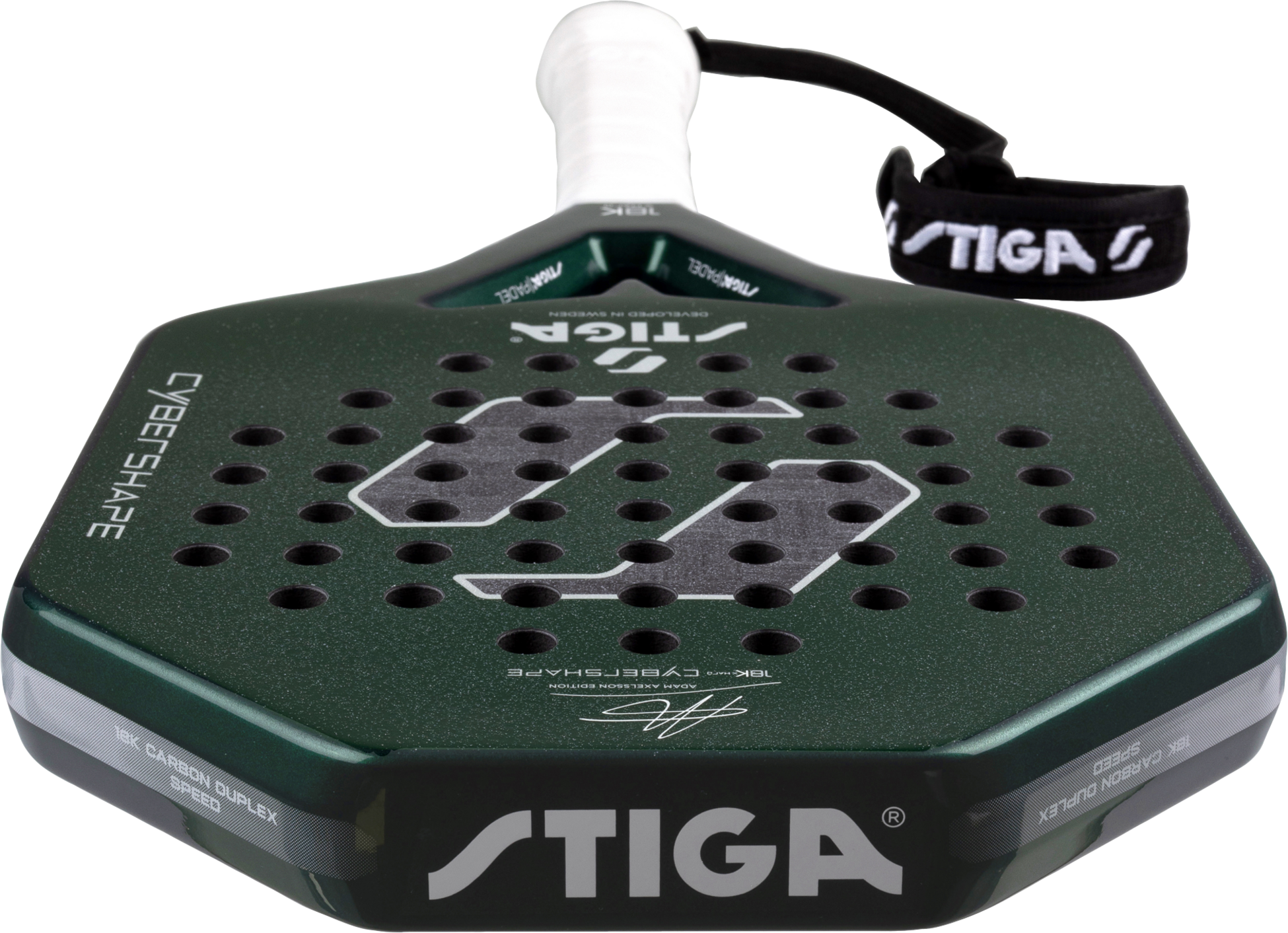 STIGA, Padel Racket 18k X Hard Adam Edition Cybershape