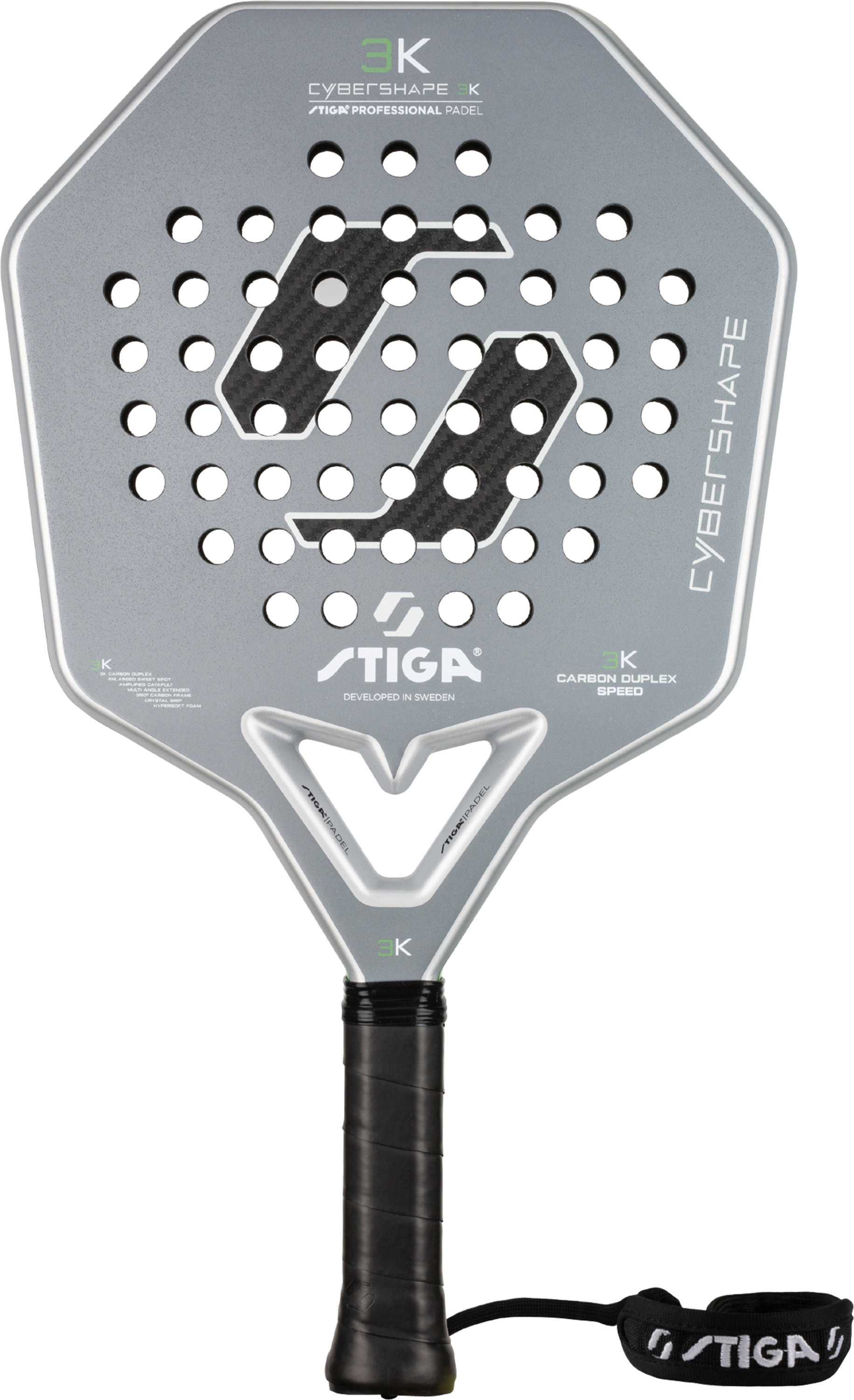 STIGA, Padel Racket 3k 2 Cybershape