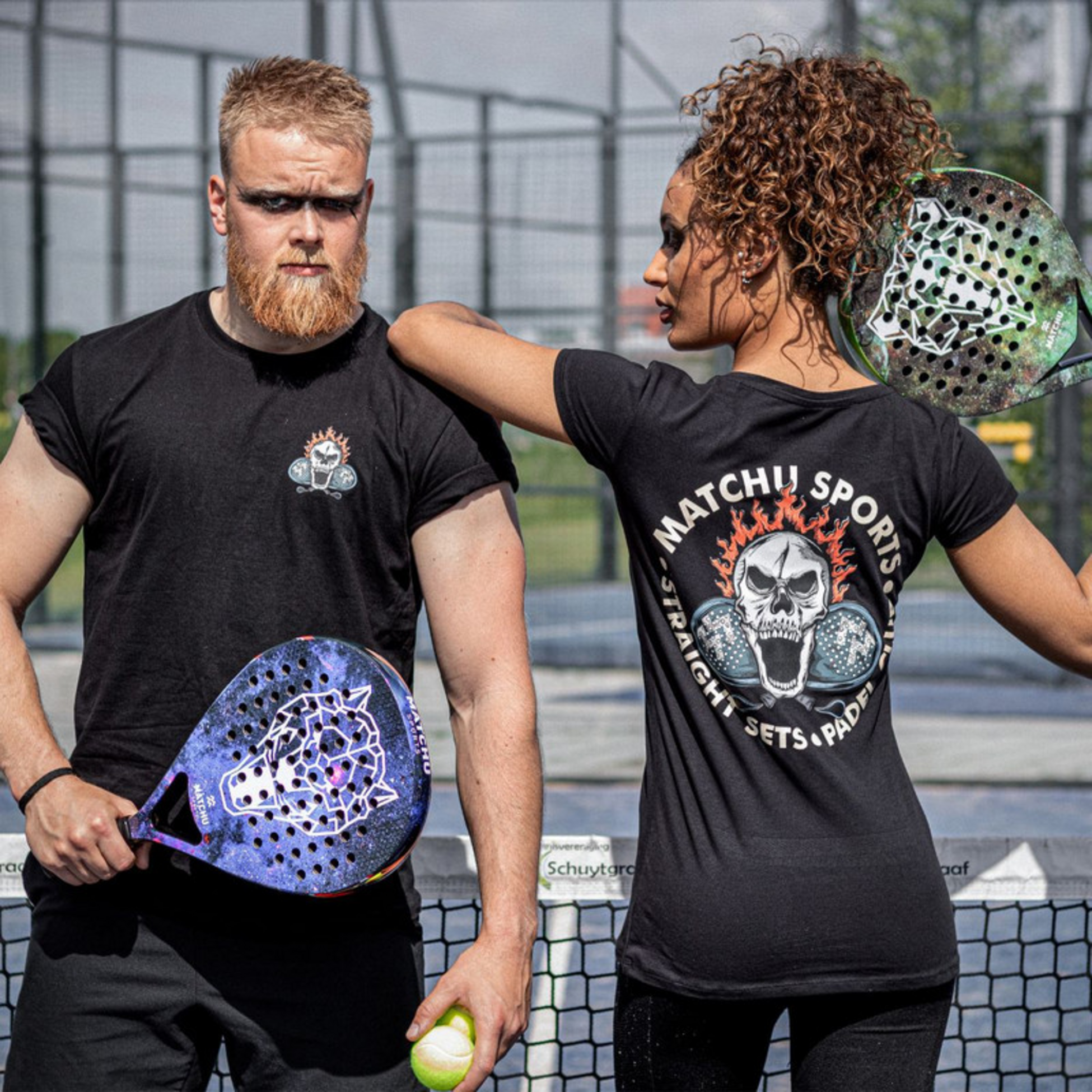 MATCHU SPORTS, Padelracket Bear - Rund Form F&ouml;r Nyb&ouml;rjare Och F&ouml;rsvarare