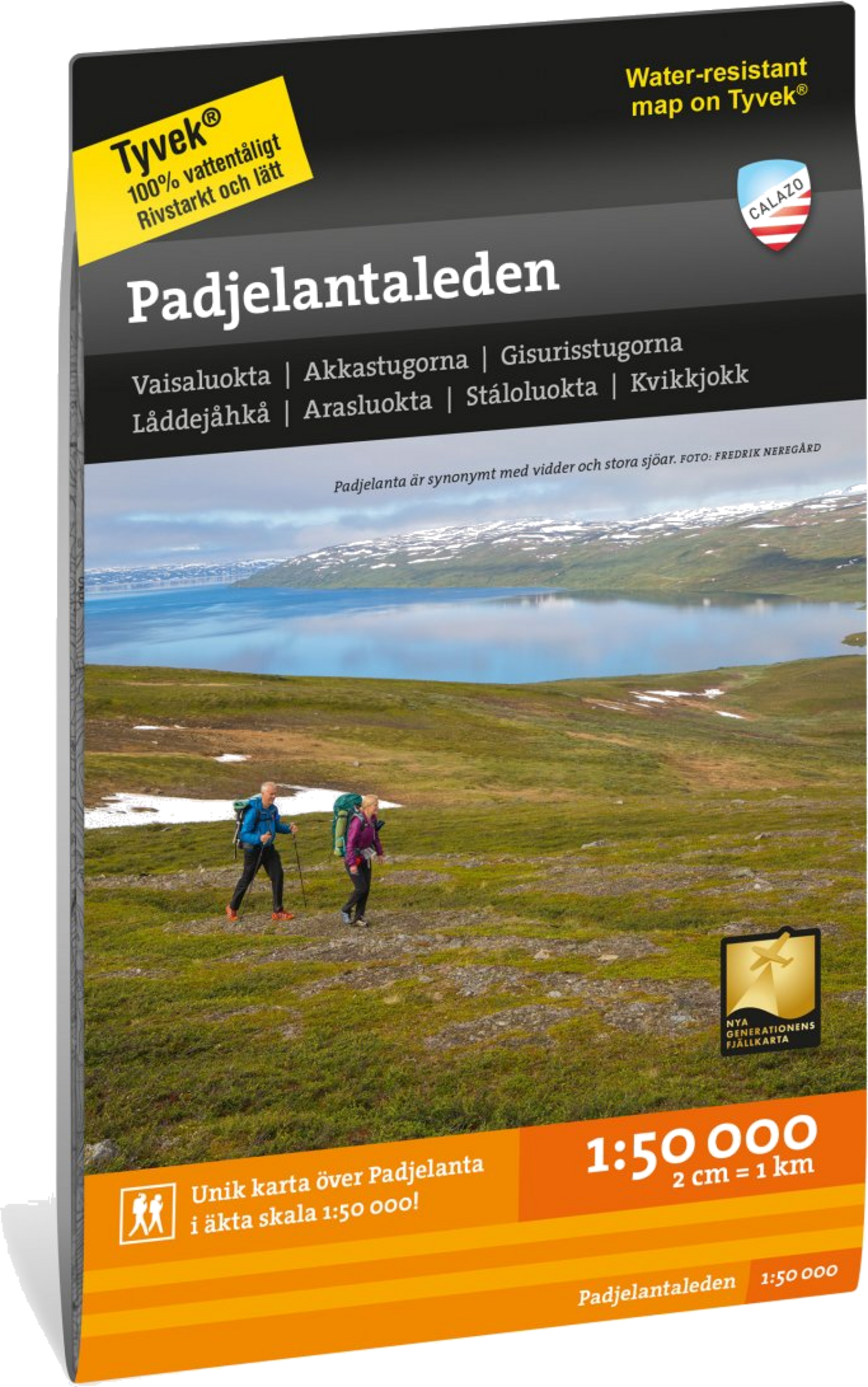 CALAZO, Padjelantaleden 1:50.000