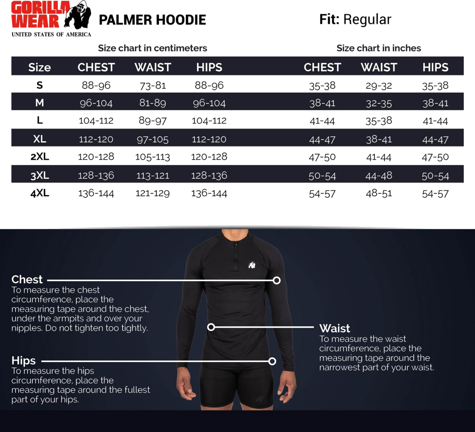 GORILLA WEAR, Palmer Hoodie